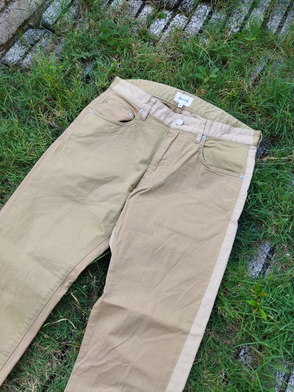 Beams Japan Beams Japan 3 Tone Colour Pants - Size M Size US 32 / EU 48 - 4 Thumbnail
