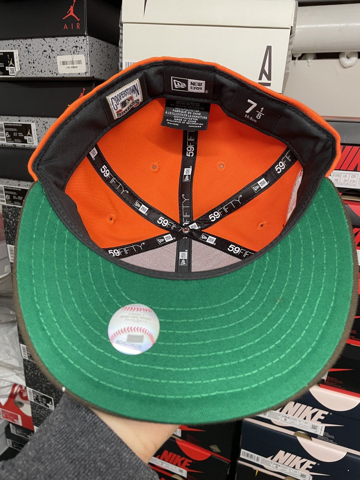 MLB × New Era 7 1/8 Orange Brown Houston Astros 35 Fall Pack Hatdreams Size ONE SIZE - 6 Thumbnail