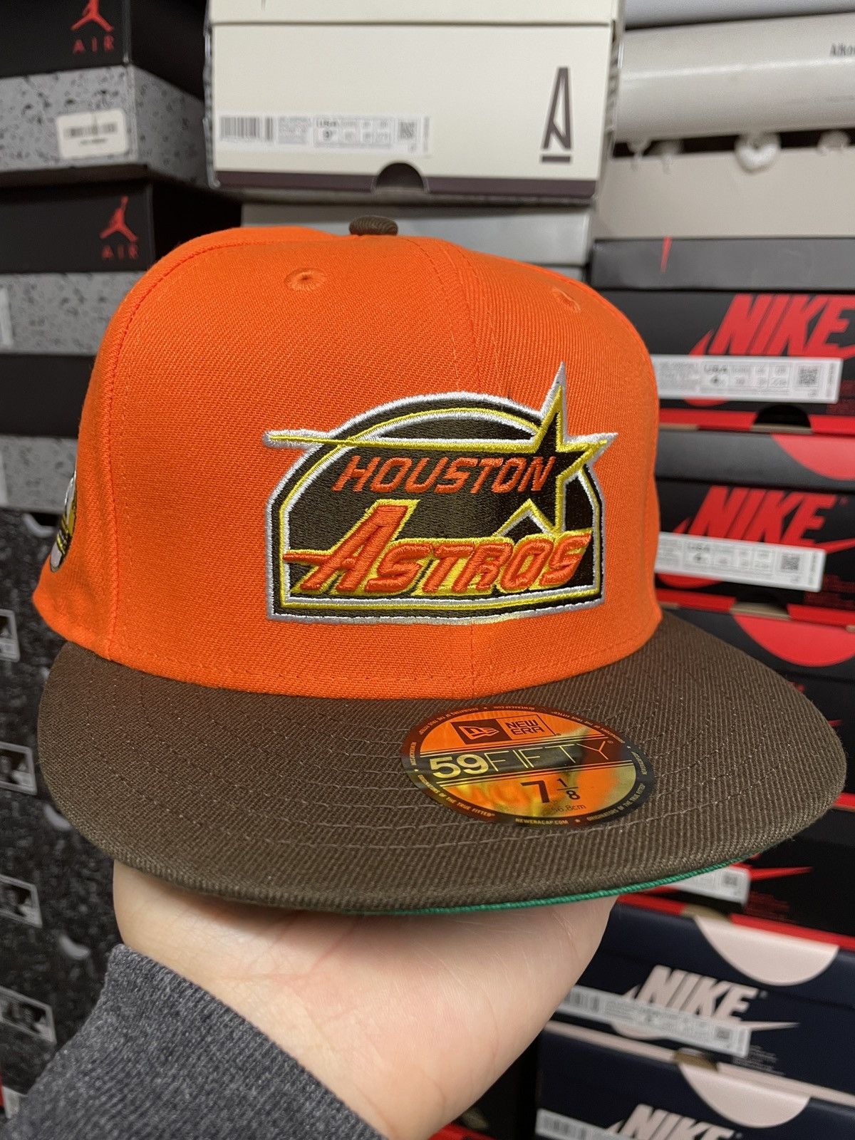 MLB × New Era 7 1/8 Orange Brown Houston Astros 35 Fall Pack Hatdreams Size ONE SIZE - 1 Thumbnail
