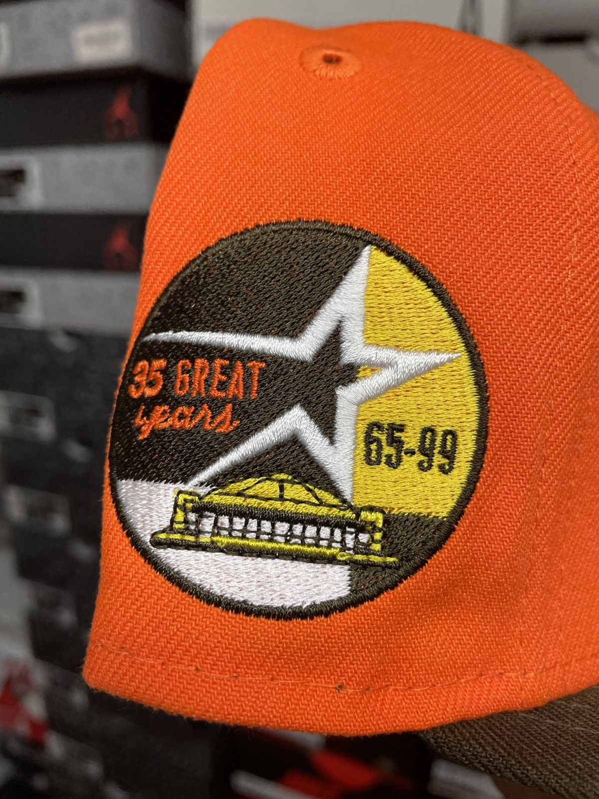MLB × New Era 7 1/8 Orange Brown Houston Astros 35 Fall Pack Hatdreams Size ONE SIZE - 4 Thumbnail