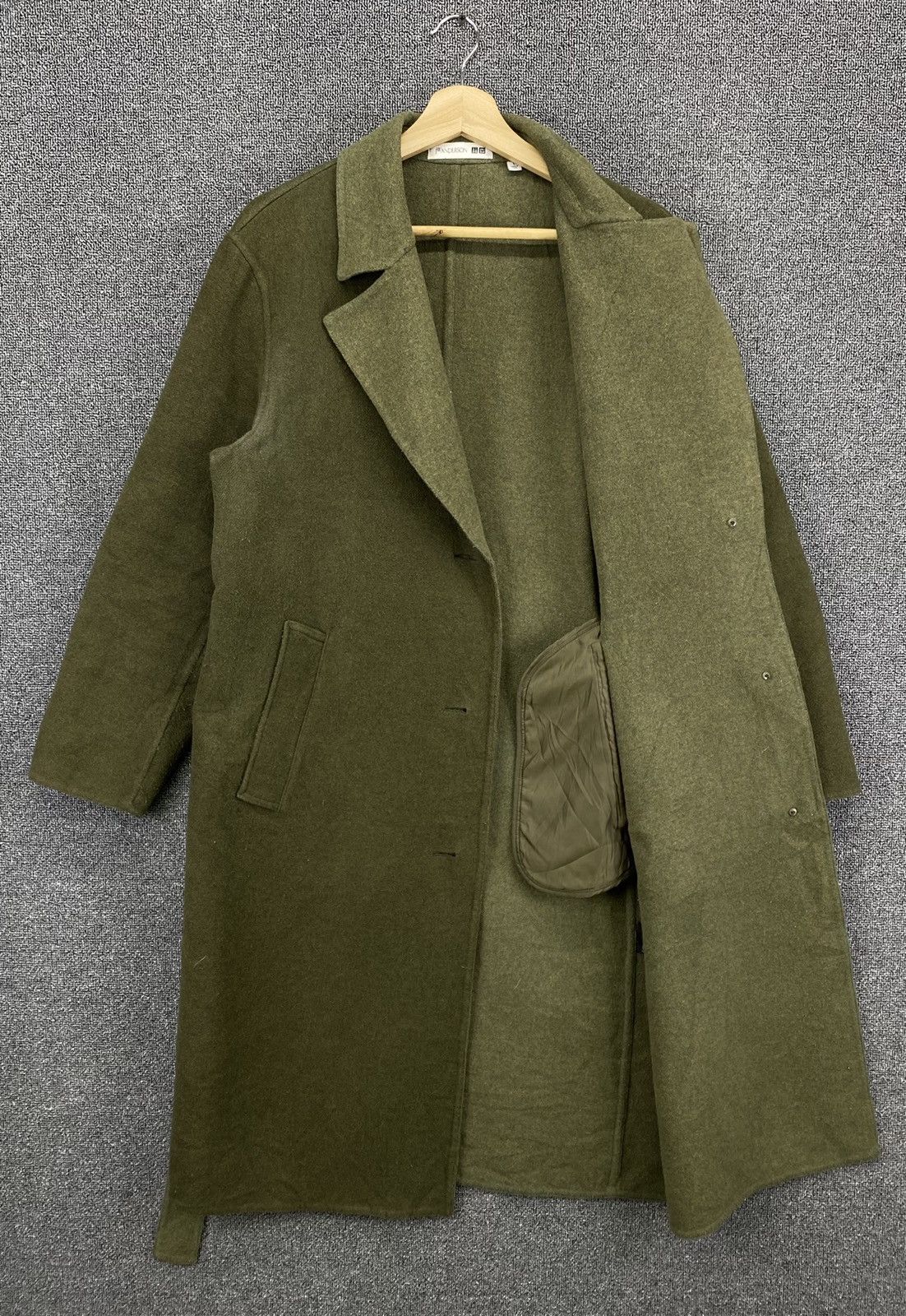 JW Anderson × Uniqlo Vintage J.W Anderson x Uniqlo Trench Coat Wool Long Jacket Size L / US 10 / IT 46 - 6 Thumbnail