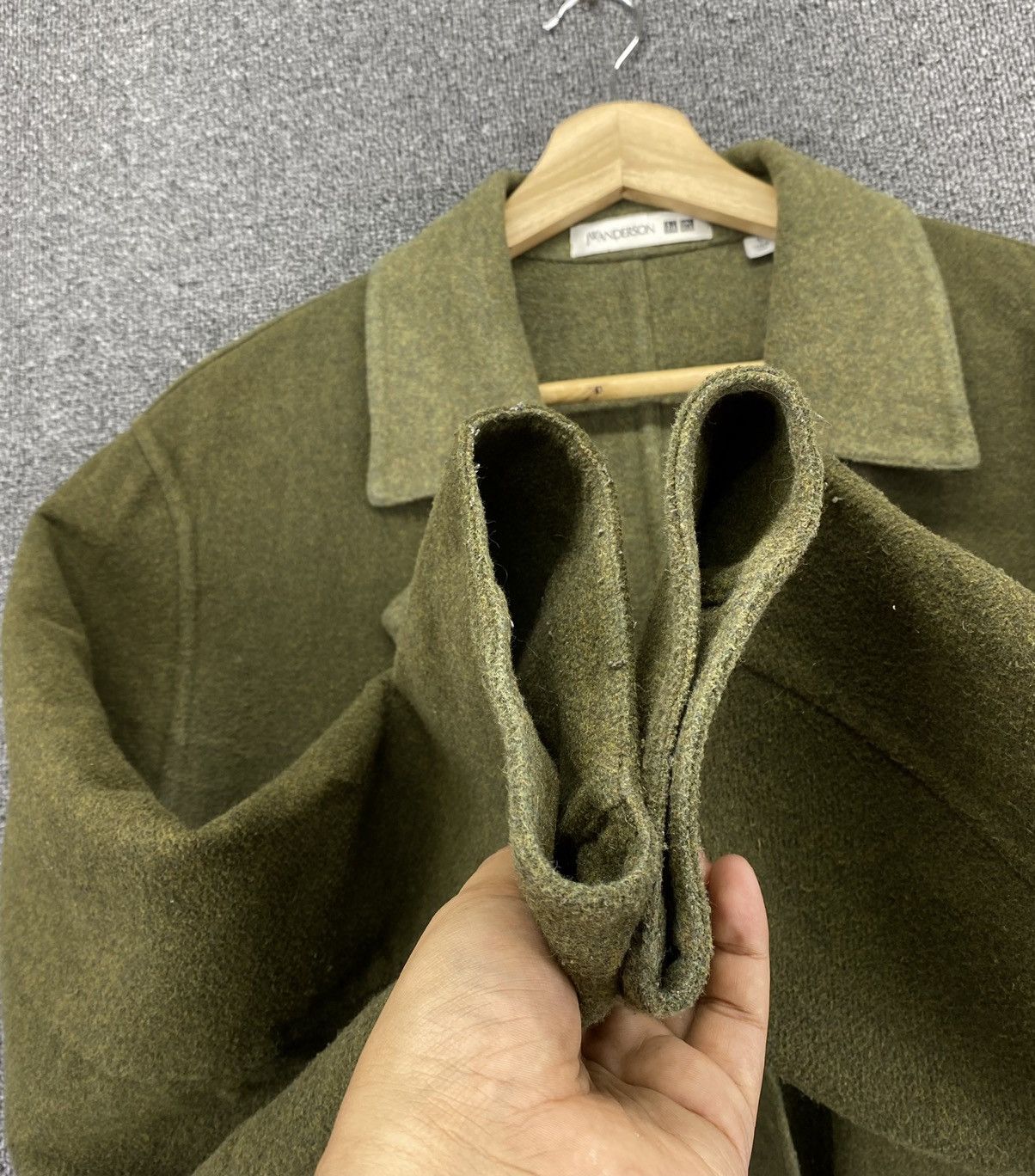 JW Anderson × Uniqlo Vintage J.W Anderson x Uniqlo Trench Coat Wool Long Jacket Size L / US 10 / IT 46 - 14 Thumbnail