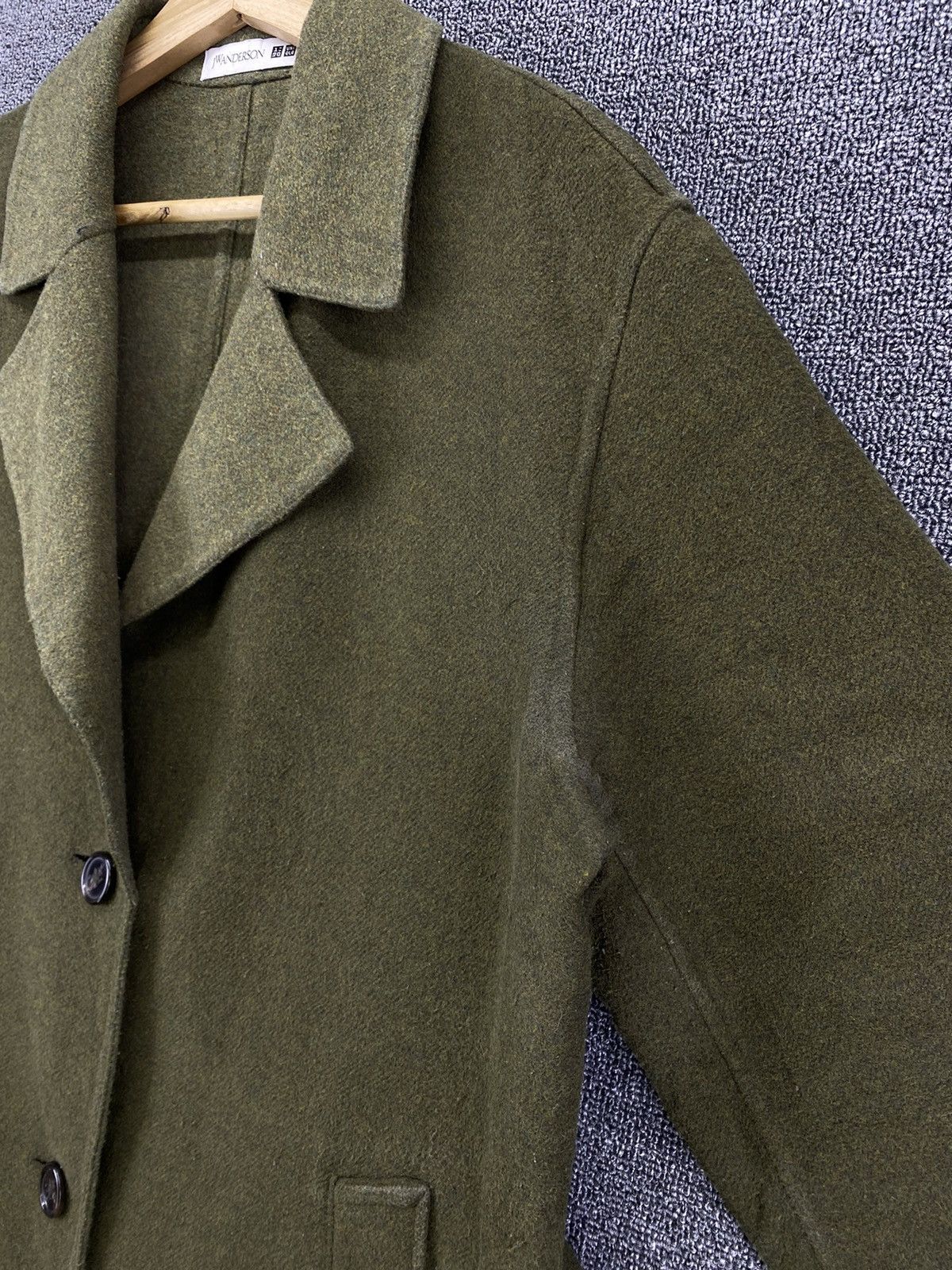 JW Anderson × Uniqlo Vintage J.W Anderson x Uniqlo Trench Coat Wool Long Jacket Size L / US 10 / IT 46 - 13 Thumbnail