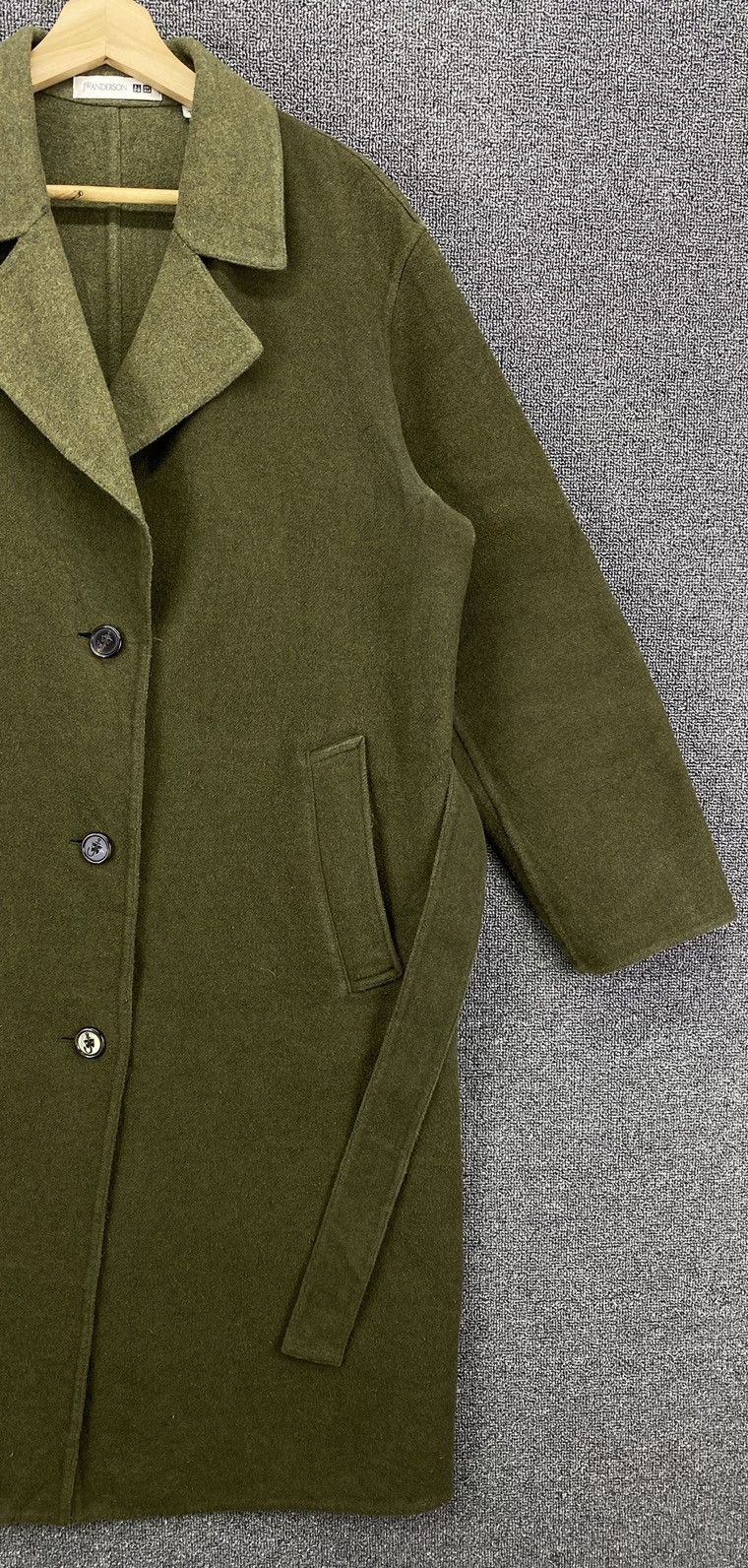 JW Anderson × Uniqlo Vintage J.W Anderson x Uniqlo Trench Coat Wool Long Jacket Size L / US 10 / IT 46 - 4 Thumbnail
