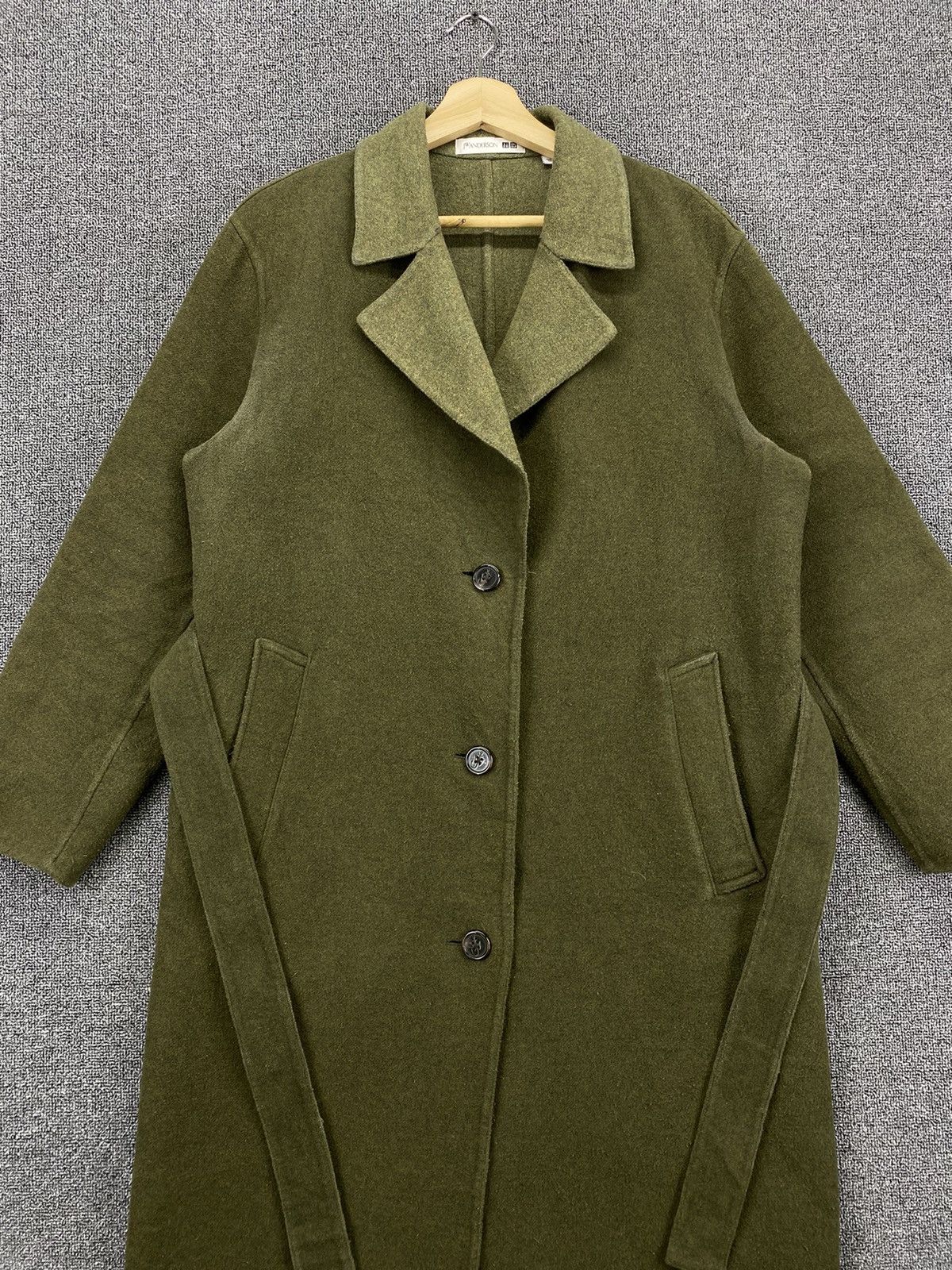 JW Anderson × Uniqlo Vintage J.W Anderson x Uniqlo Trench Coat Wool Long Jacket Size L / US 10 / IT 46 - 5 Thumbnail