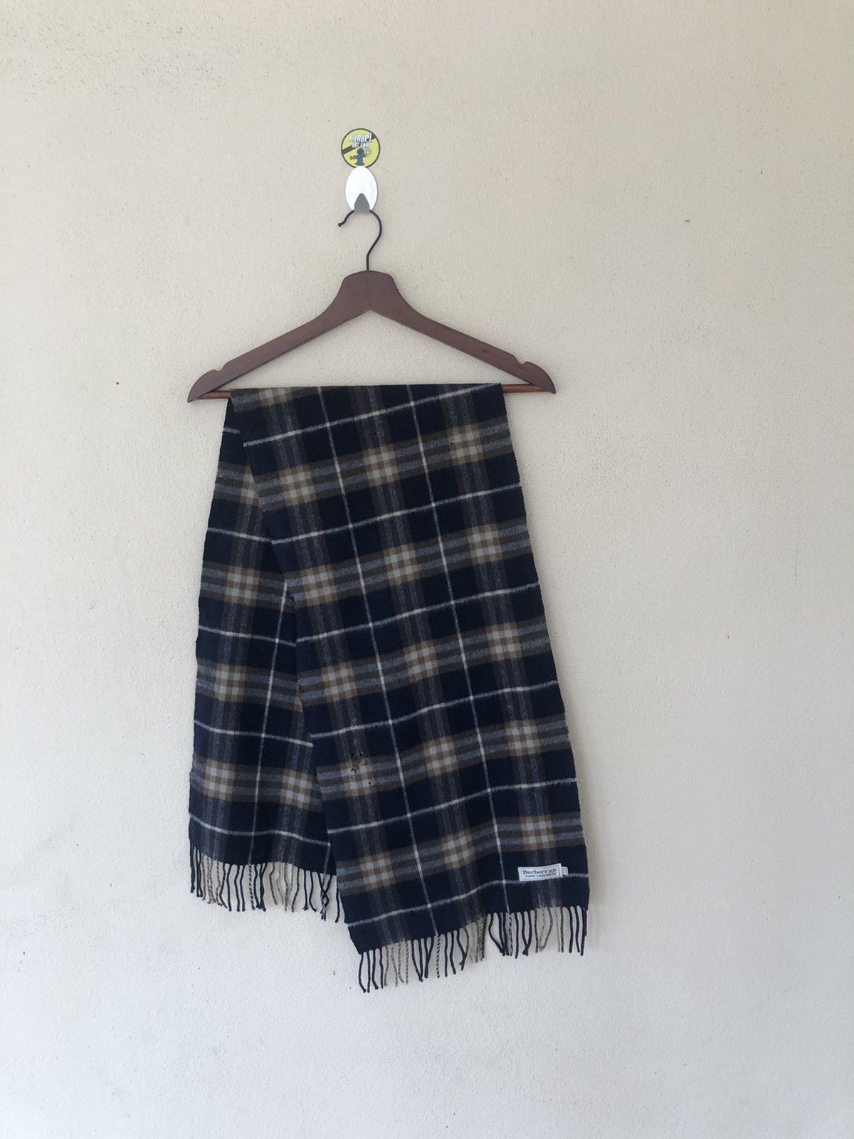 Burberry × Vintage Vintage Burberry’s Pure Cashmere Muffler Size ONE SIZE - 2 Thumbnail