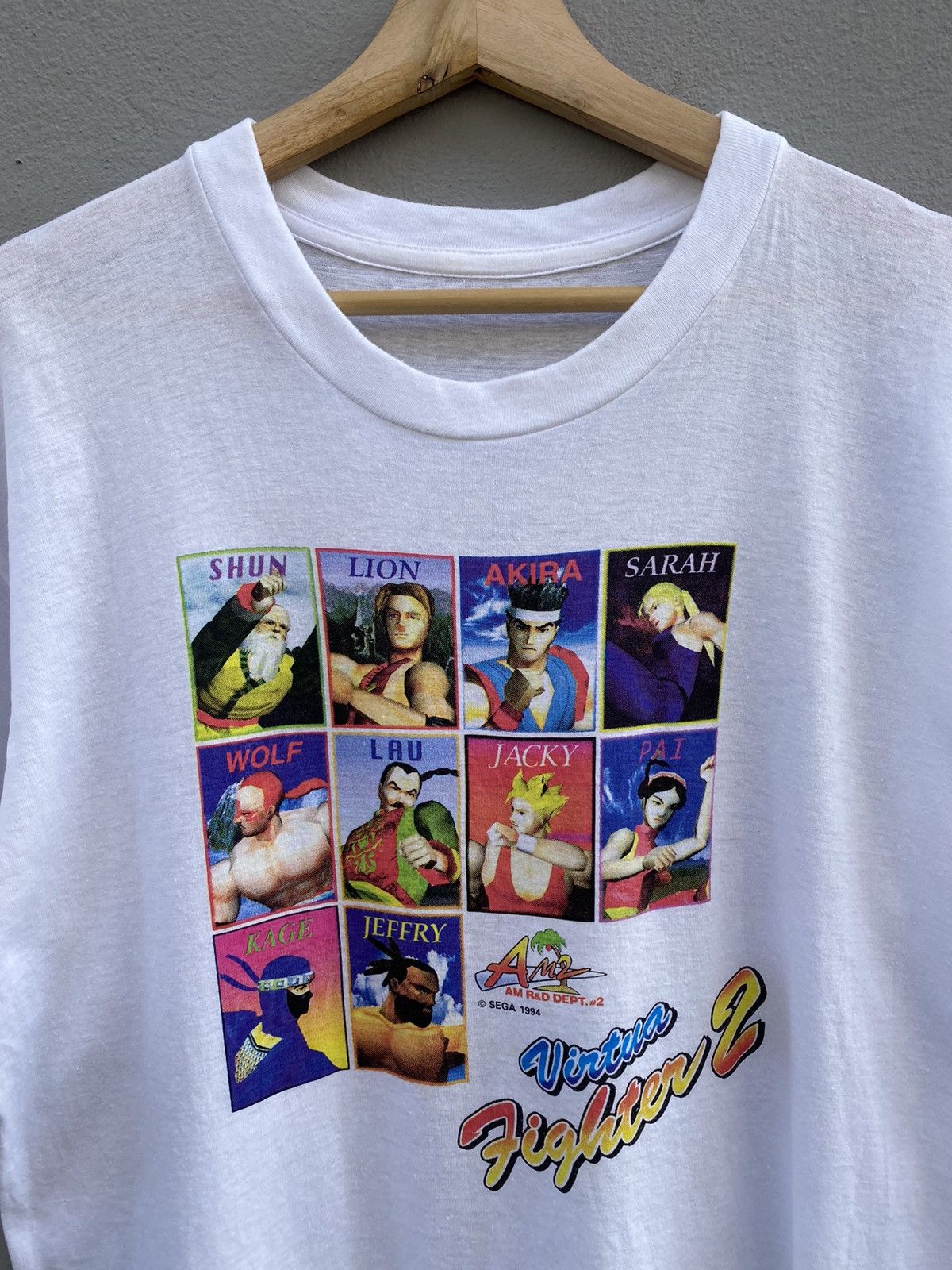 Playstation × Vintage vintage rare 90s playstation SEGA virtua fighter 2 game tee Size US L / EU 52-54 / 3 - 2 Thumbnail