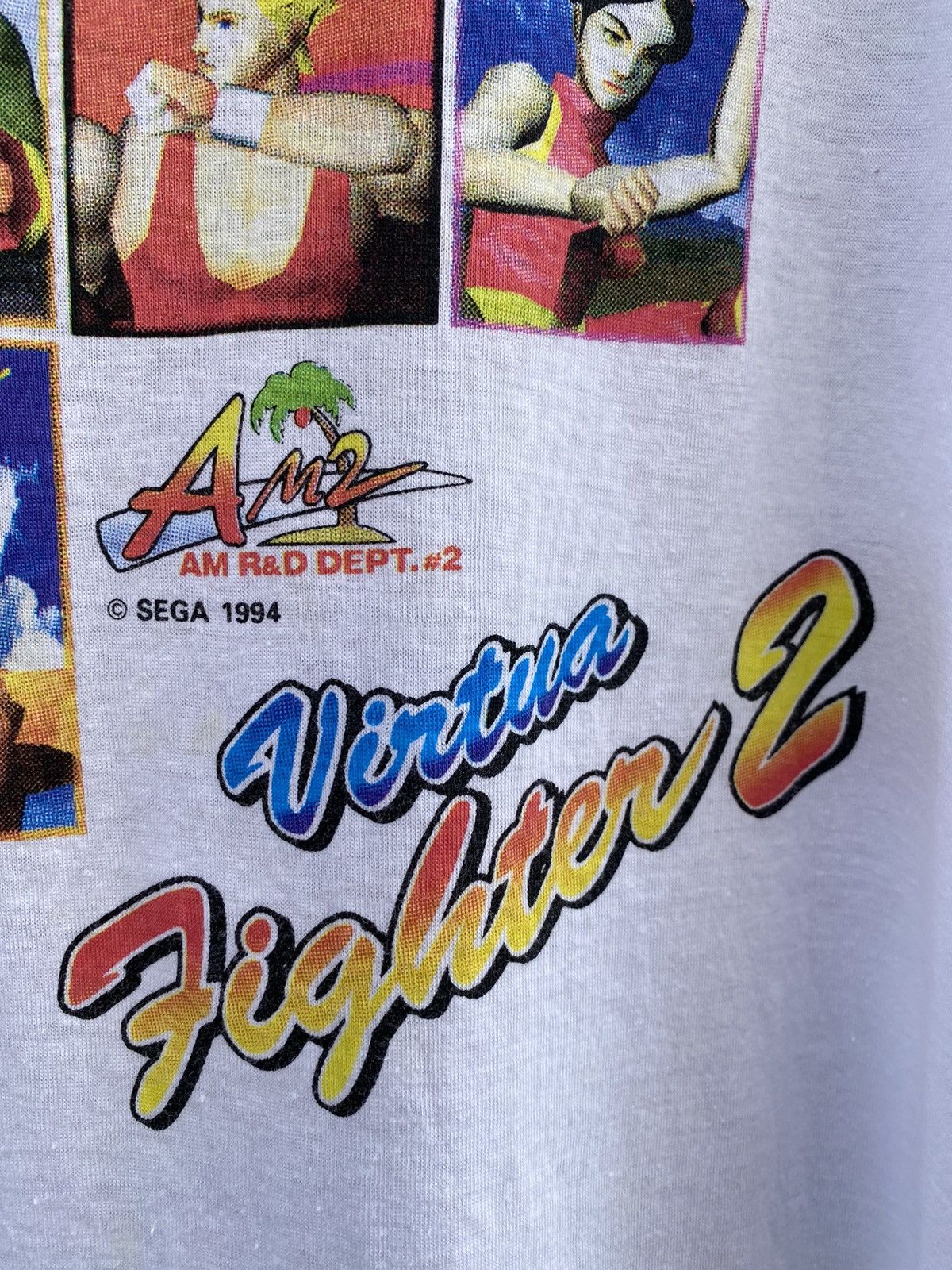Playstation × Vintage vintage rare 90s playstation SEGA virtua fighter 2 game tee Size US L / EU 52-54 / 3 - 6 Thumbnail