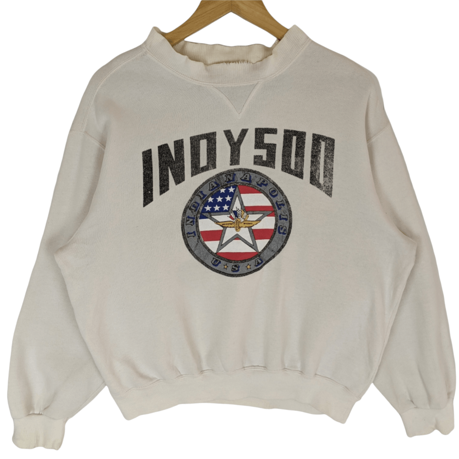 Japanese Brand INDIANAPOLIS Indy 500 Jumper Sweatshirt Size M / US 6-8 / IT 42-44 - 2 Thumbnail