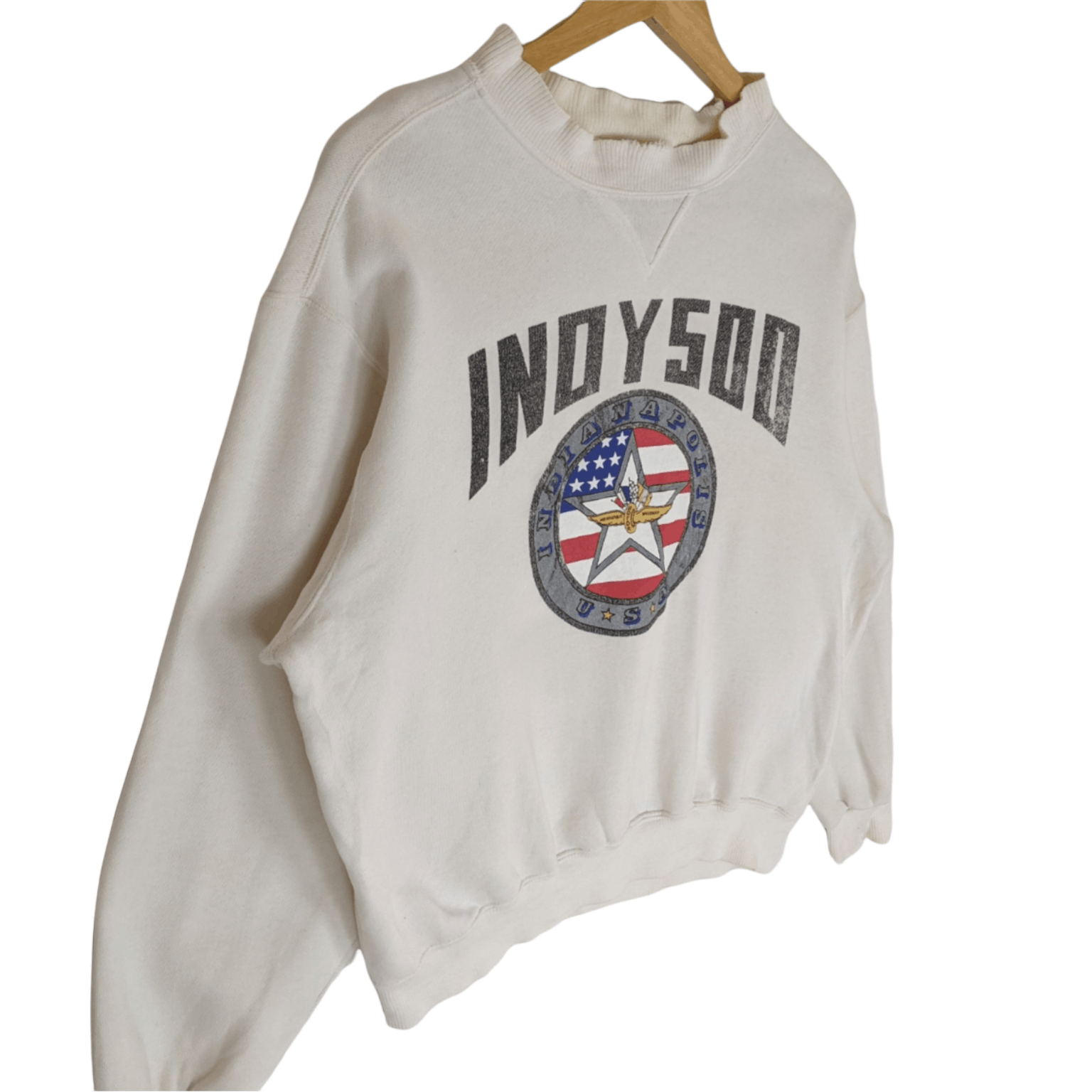 Japanese Brand INDIANAPOLIS Indy 500 Jumper Sweatshirt Size M / US 6-8 / IT 42-44 - 3 Thumbnail