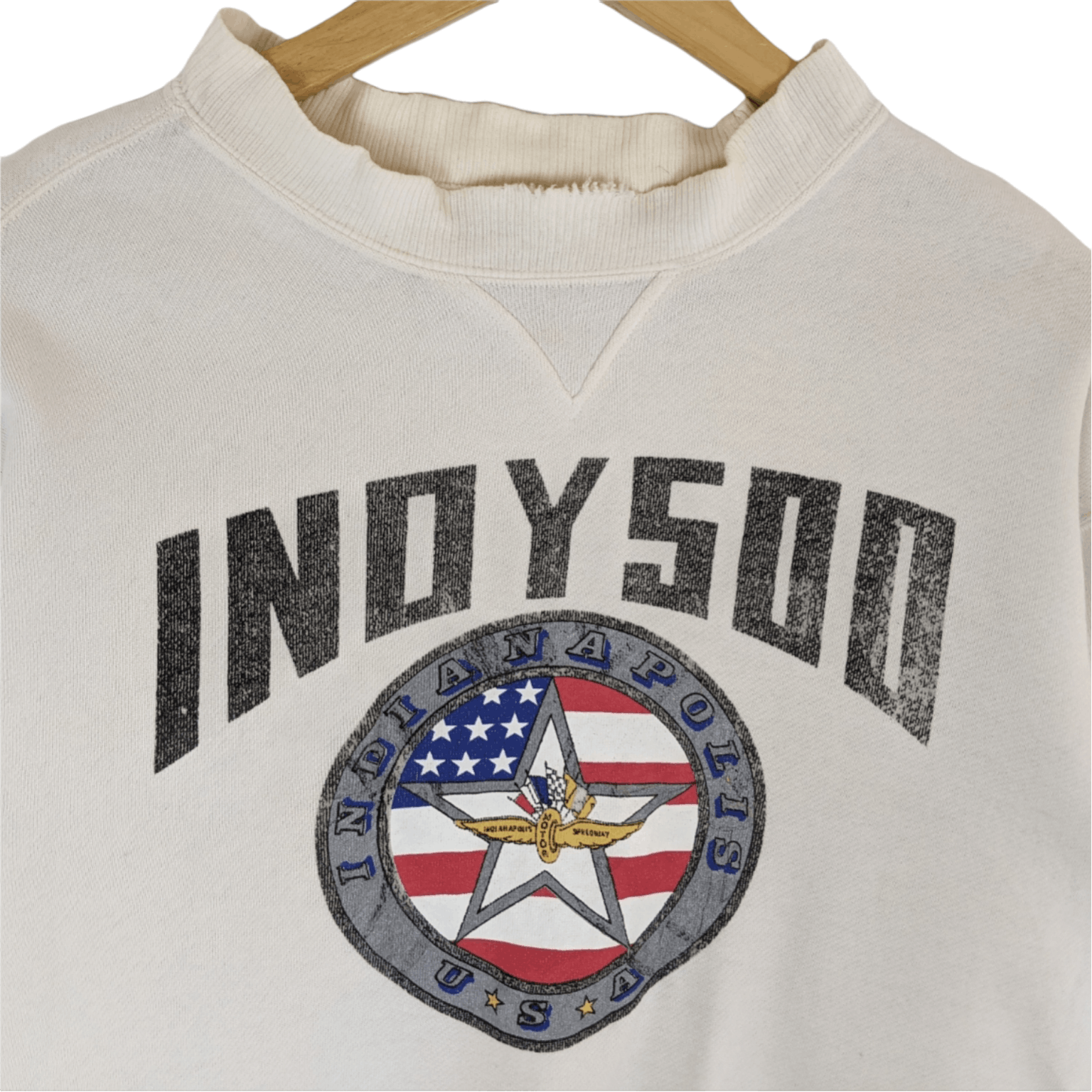Japanese Brand INDIANAPOLIS Indy 500 Jumper Sweatshirt Size M / US 6-8 / IT 42-44 - 4 Thumbnail