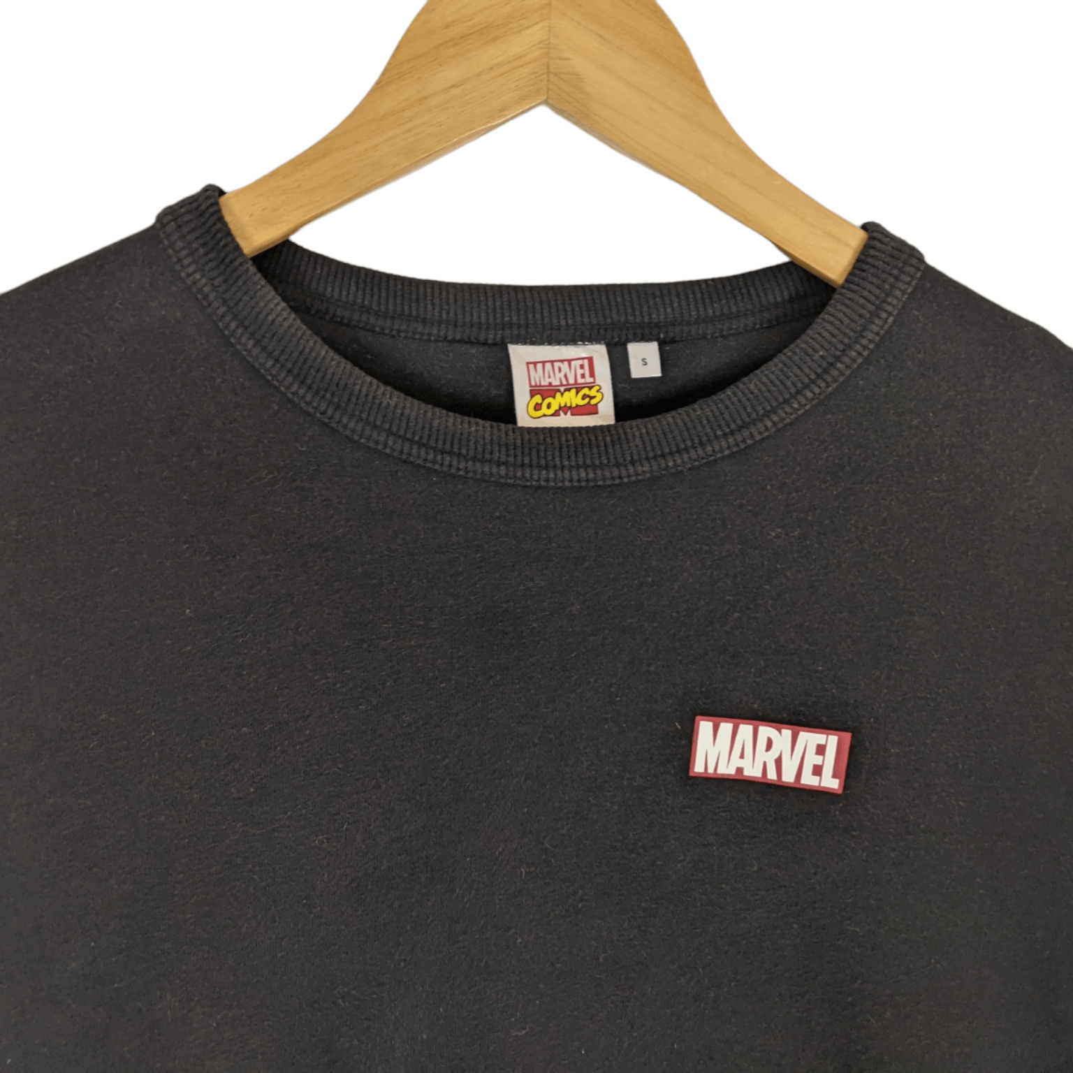Japanese Brand × Marvel Comics MARVEL Sidetape Crewneck Jumper Sweatshirt Size US S / EU 44-46 / 1 - 4 Thumbnail