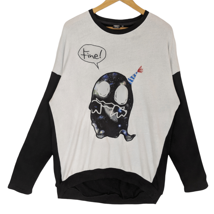 Japanese Brand SCOLAR PARITY Skeleton Skull Party Jumper