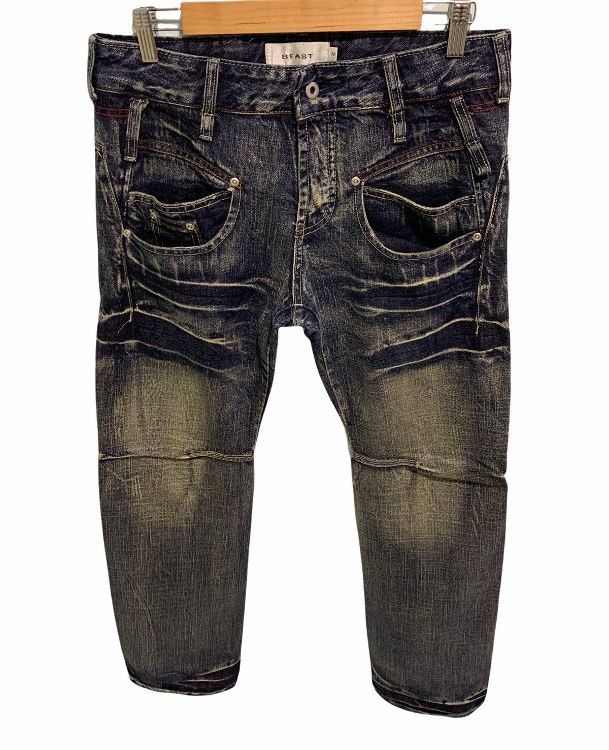 Japanese Brand Beast Japanese Brand Asid Wash Denim Size US 32 / EU 48 - 8 Thumbnail