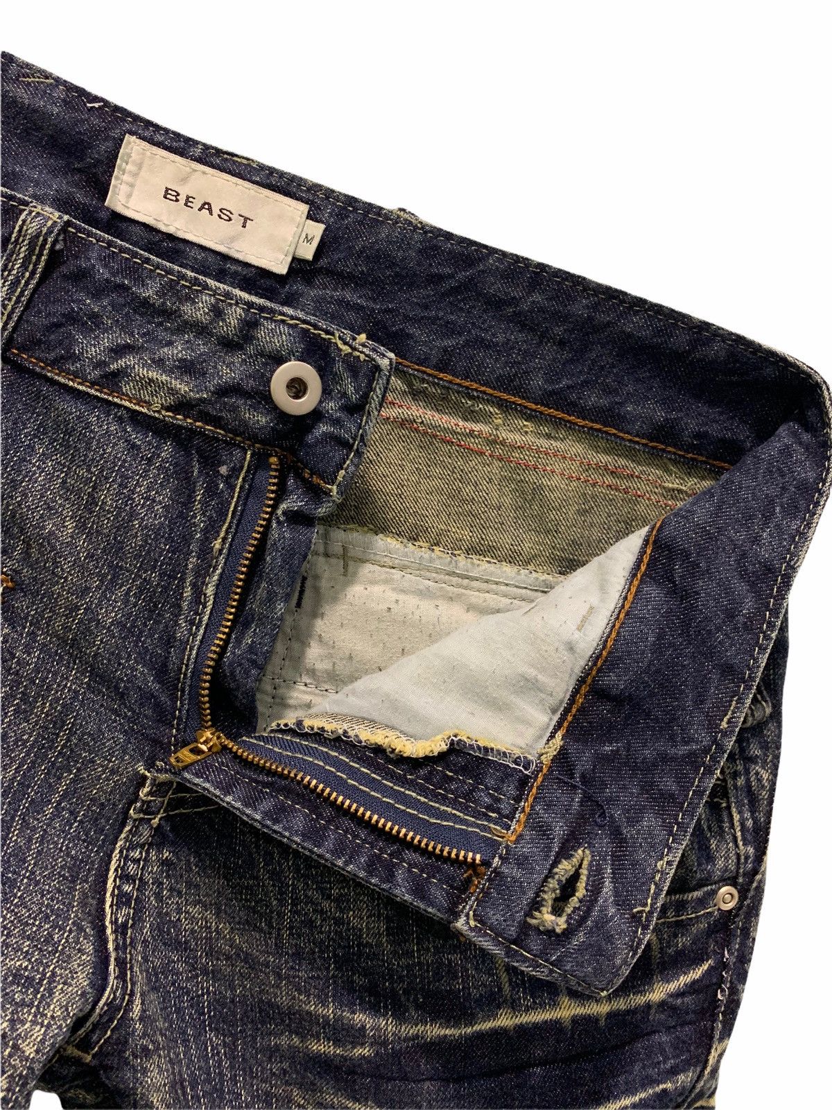 Japanese Brand Beast Japanese Brand Asid Wash Denim Size US 32 / EU 48 - 16 Thumbnail