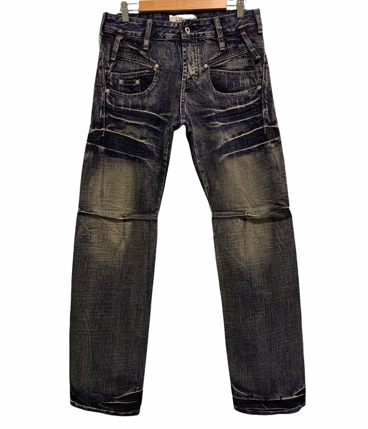 Japanese Brand Beast Japanese Brand Asid Wash Denim Size US 32 / EU 48 - 1 Thumbnail