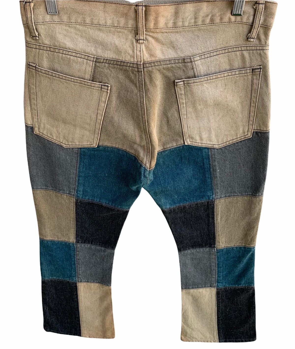 Japanese Brand Vintage JapaneseBrand Rupert EDGE Patchwork Denim Pant Size US 32 / EU 48 - 5 Thumbnail