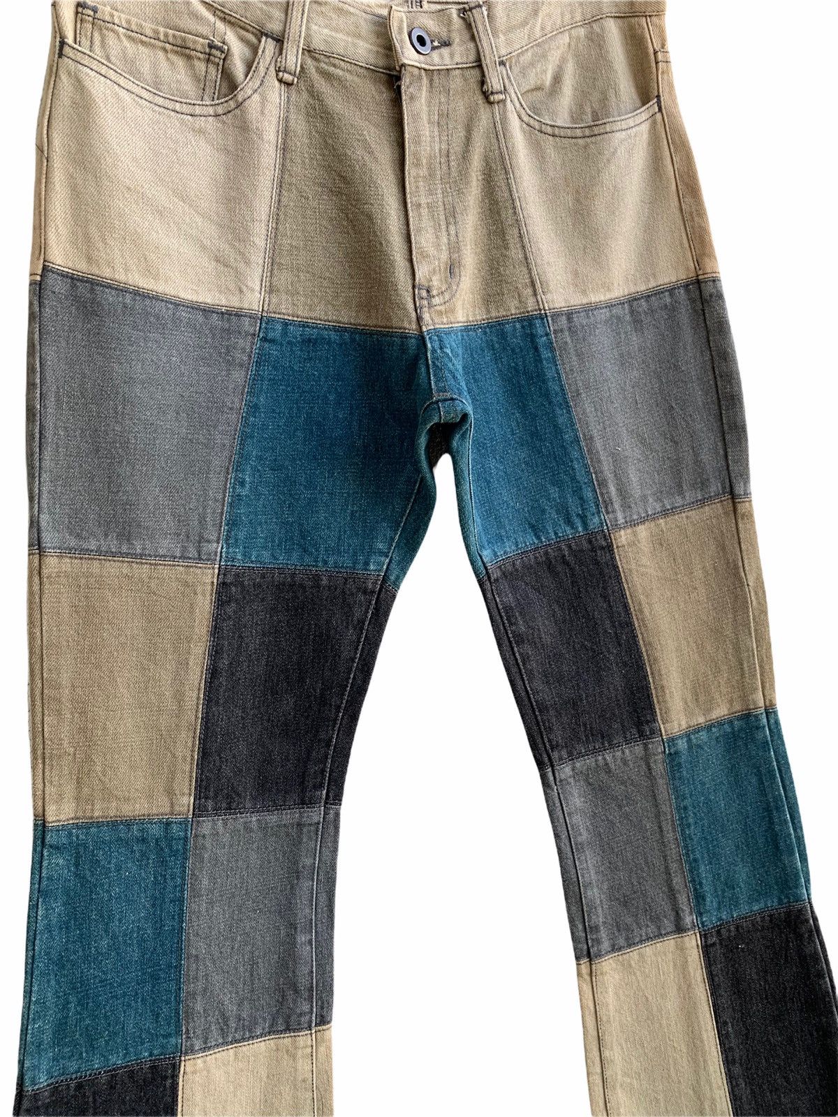 Japanese Brand Vintage JapaneseBrand Rupert EDGE Patchwork Denim Pant Size US 32 / EU 48 - 7 Thumbnail