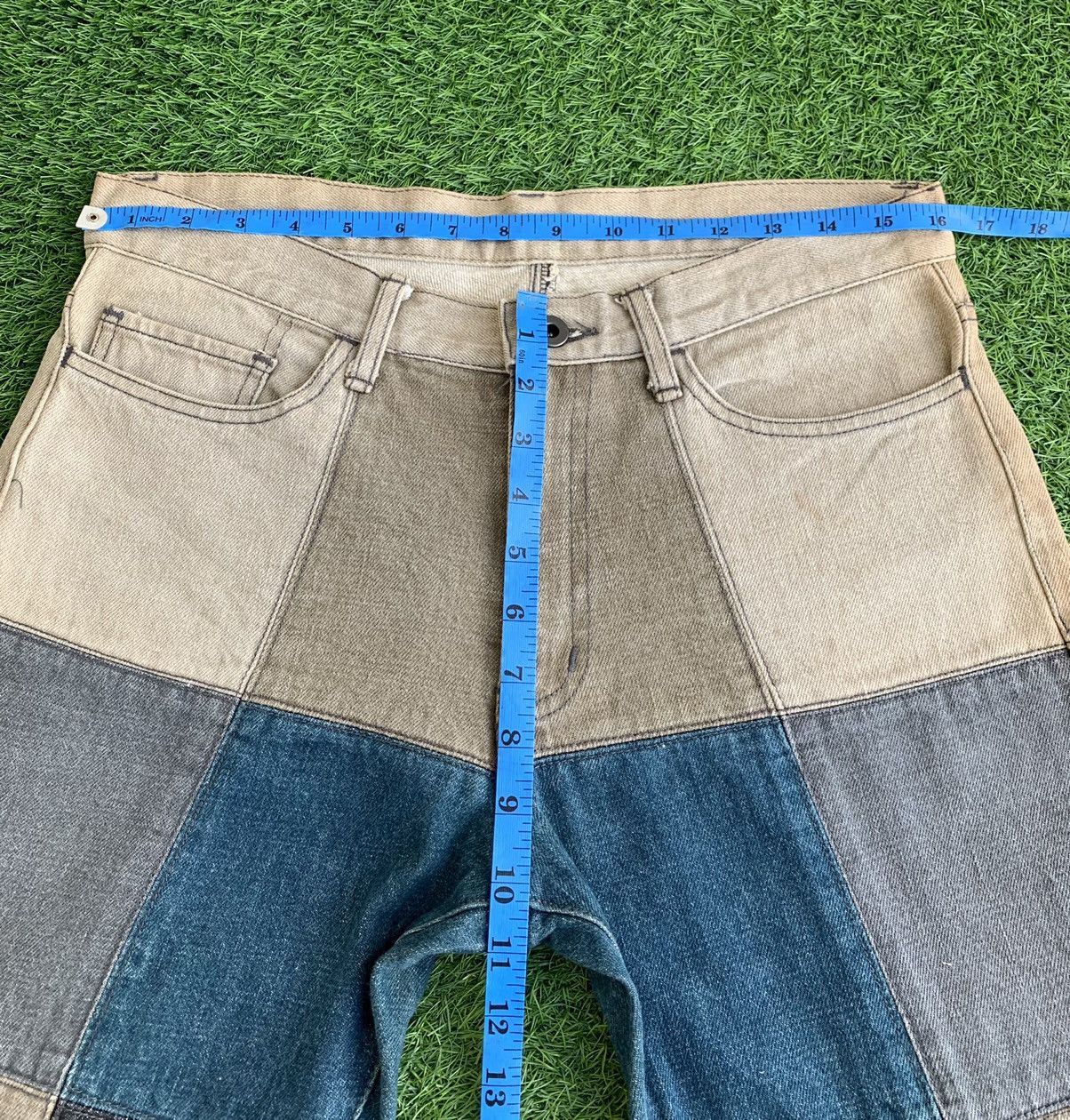 Japanese Brand Vintage JapaneseBrand Rupert EDGE Patchwork Denim Pant Size US 32 / EU 48 - 16 Thumbnail