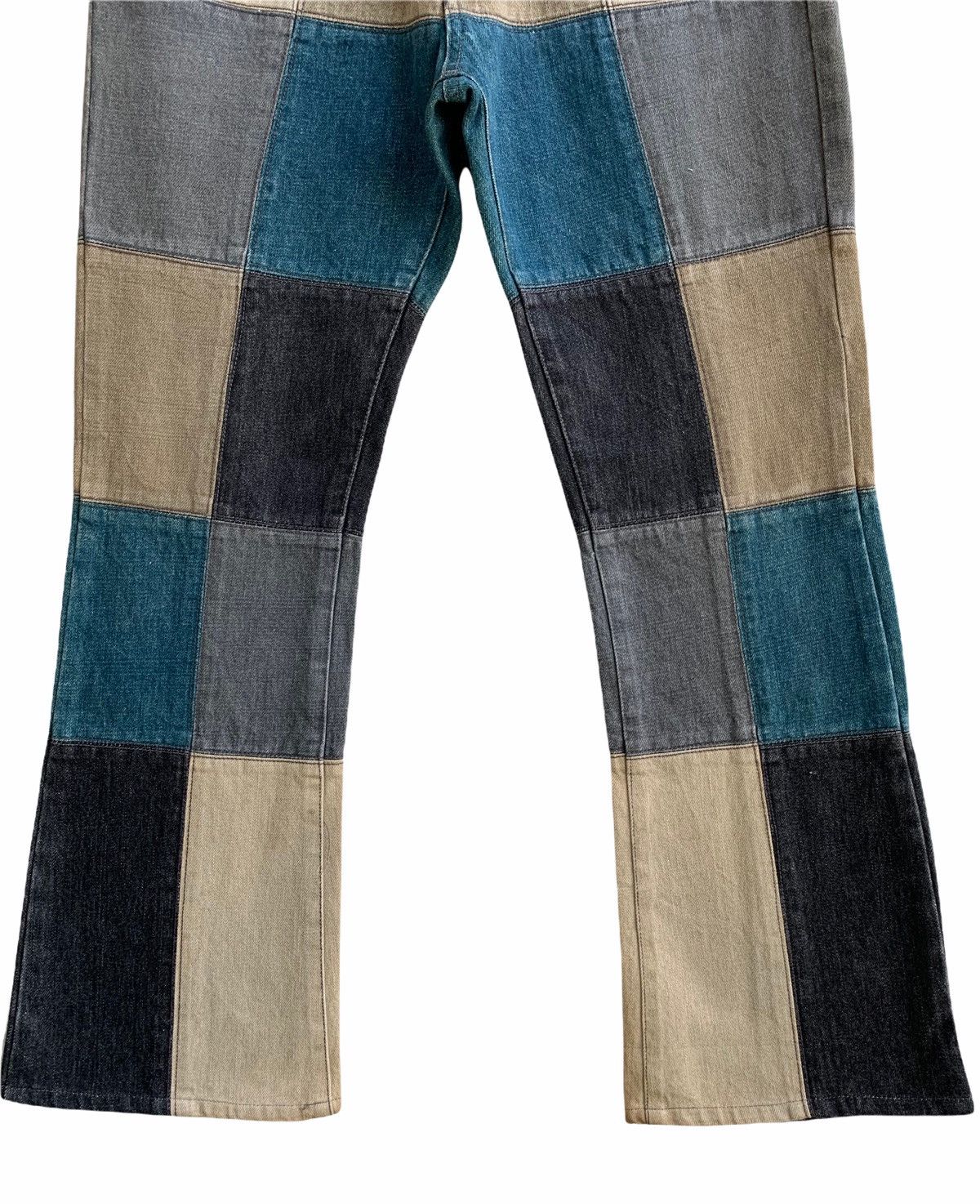 Japanese Brand Vintage JapaneseBrand Rupert EDGE Patchwork Denim Pant Size US 32 / EU 48 - 3 Thumbnail