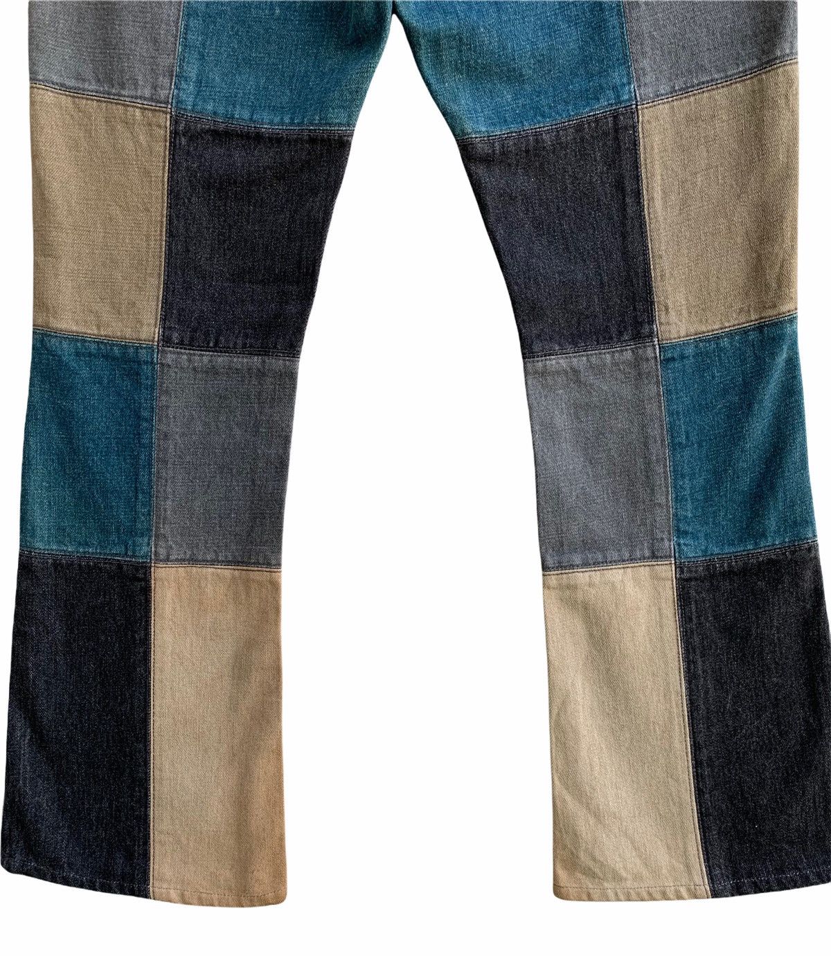 Japanese Brand Vintage JapaneseBrand Rupert EDGE Patchwork Denim Pant Size US 32 / EU 48 - 6 Thumbnail