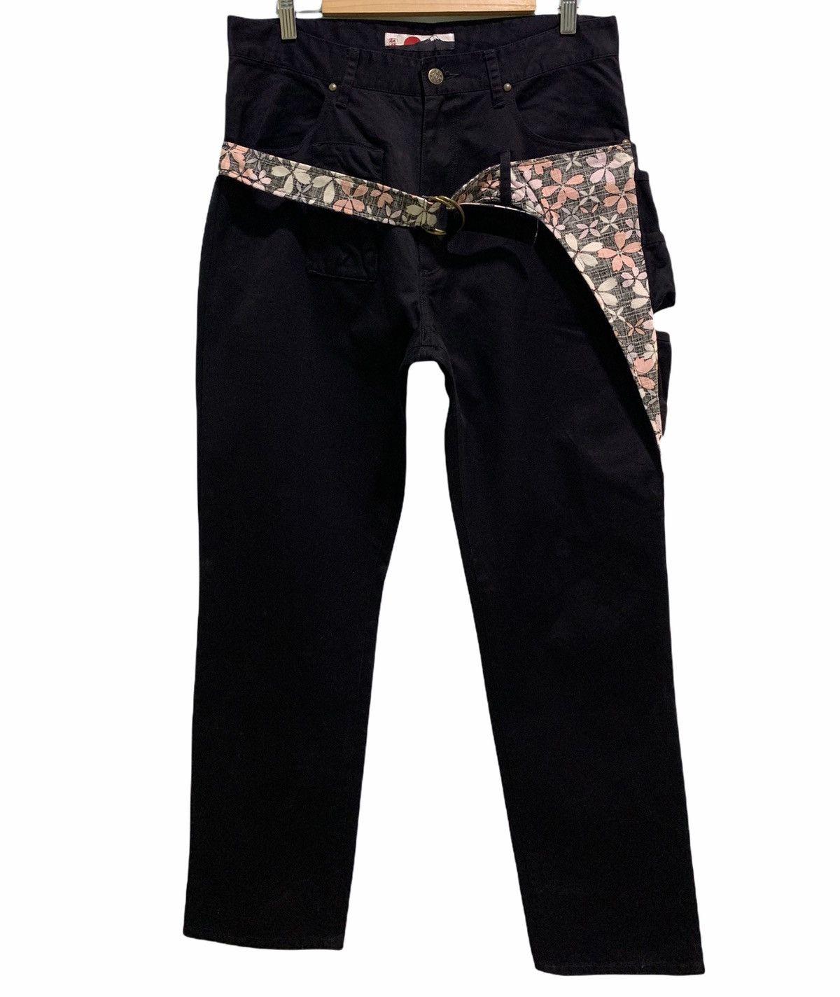Japanese Brand Avant-garde Gemstone Multiple Pocket Pants Size US 32 / EU 48 - 2 Thumbnail