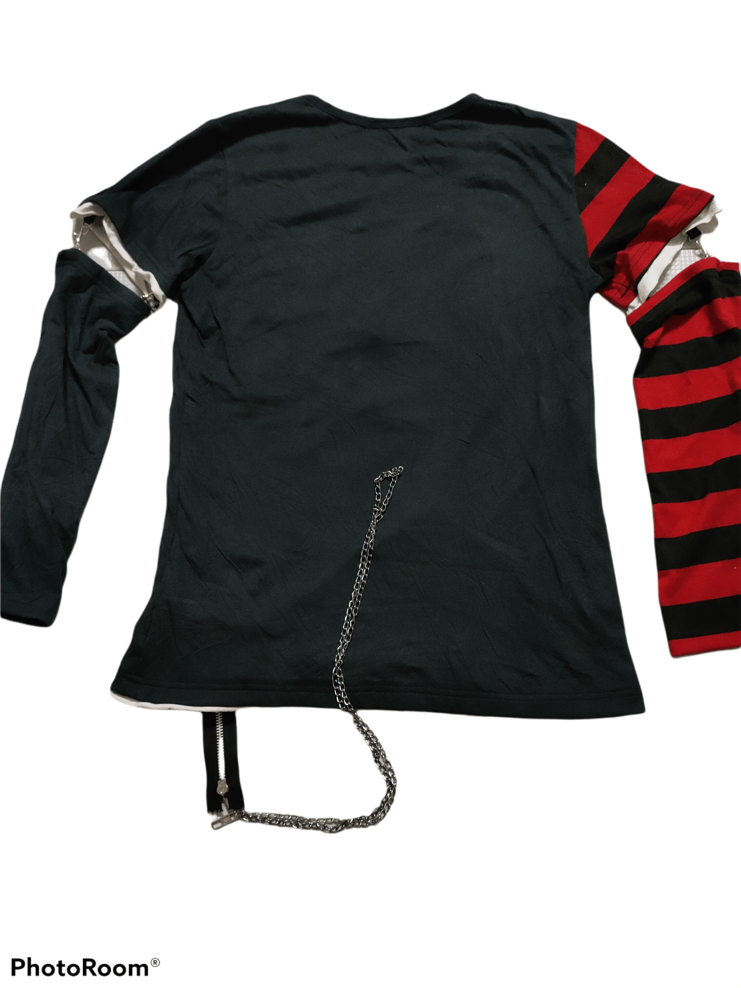 AC/DC × Japanese Brand ACDC RAG Asymmetrical Long Sleeve T-Shirt Size US M / EU 48-50 / 2 - 3 Thumbnail