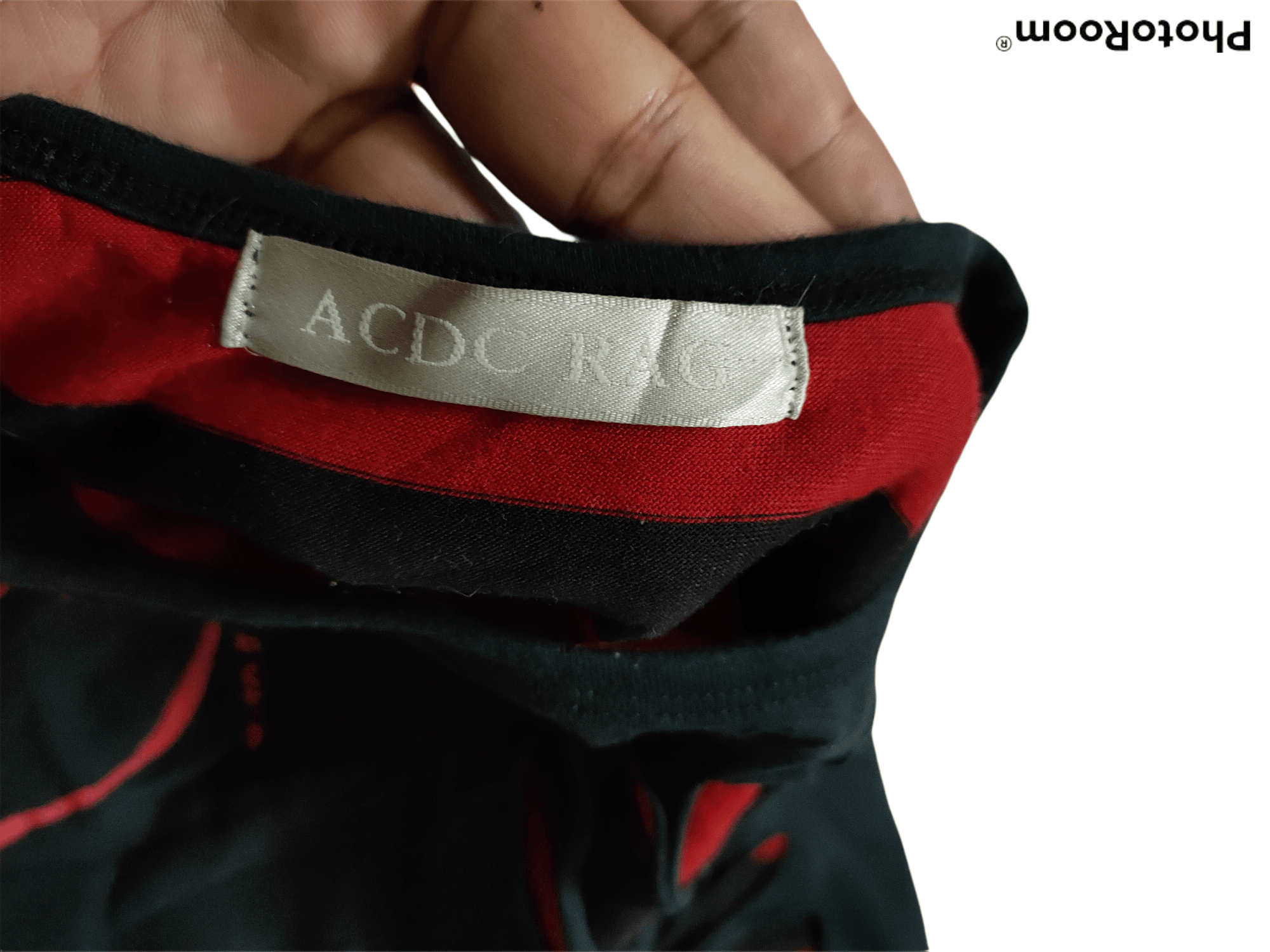 AC/DC × Japanese Brand ACDC RAG Asymmetrical Long Sleeve T-Shirt Size US M / EU 48-50 / 2 - 8 Thumbnail