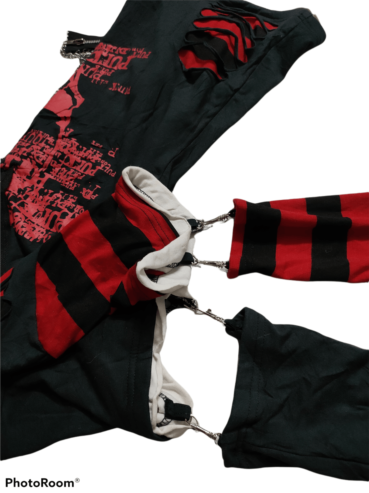 AC/DC × Japanese Brand ACDC RAG Asymmetrical Long Sleeve T-Shirt Size US M / EU 48-50 / 2 - 7 Thumbnail