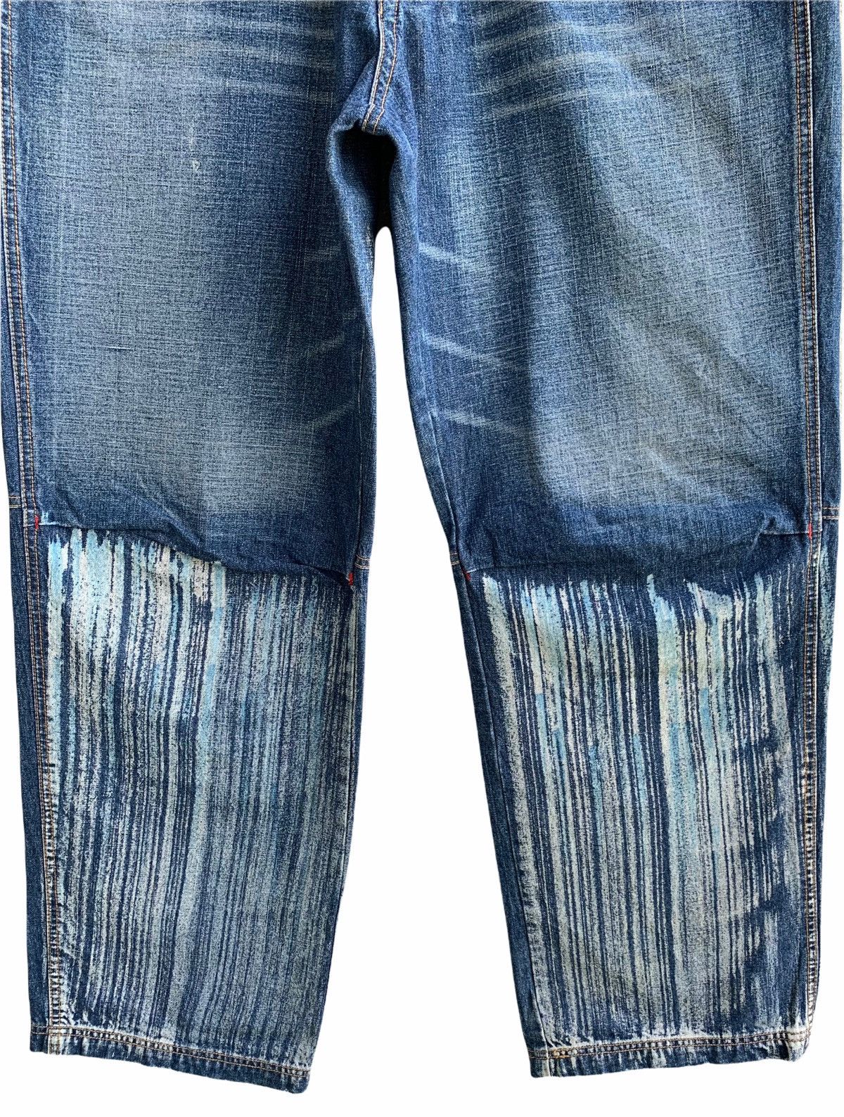 Japanese Brand Vintage Conart Skateboard Brush Painter Denim Pant Size US 32 / EU 48 - 4 Thumbnail