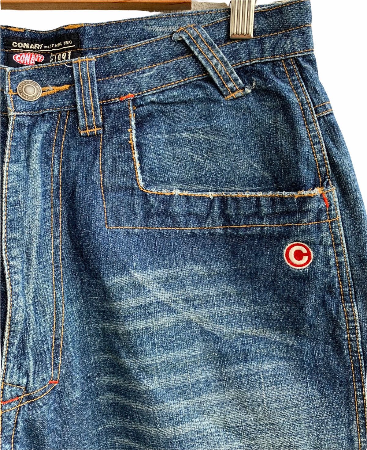Japanese Brand Vintage Conart Skateboard Brush Painter Denim Pant Size US 32 / EU 48 - 6 Thumbnail