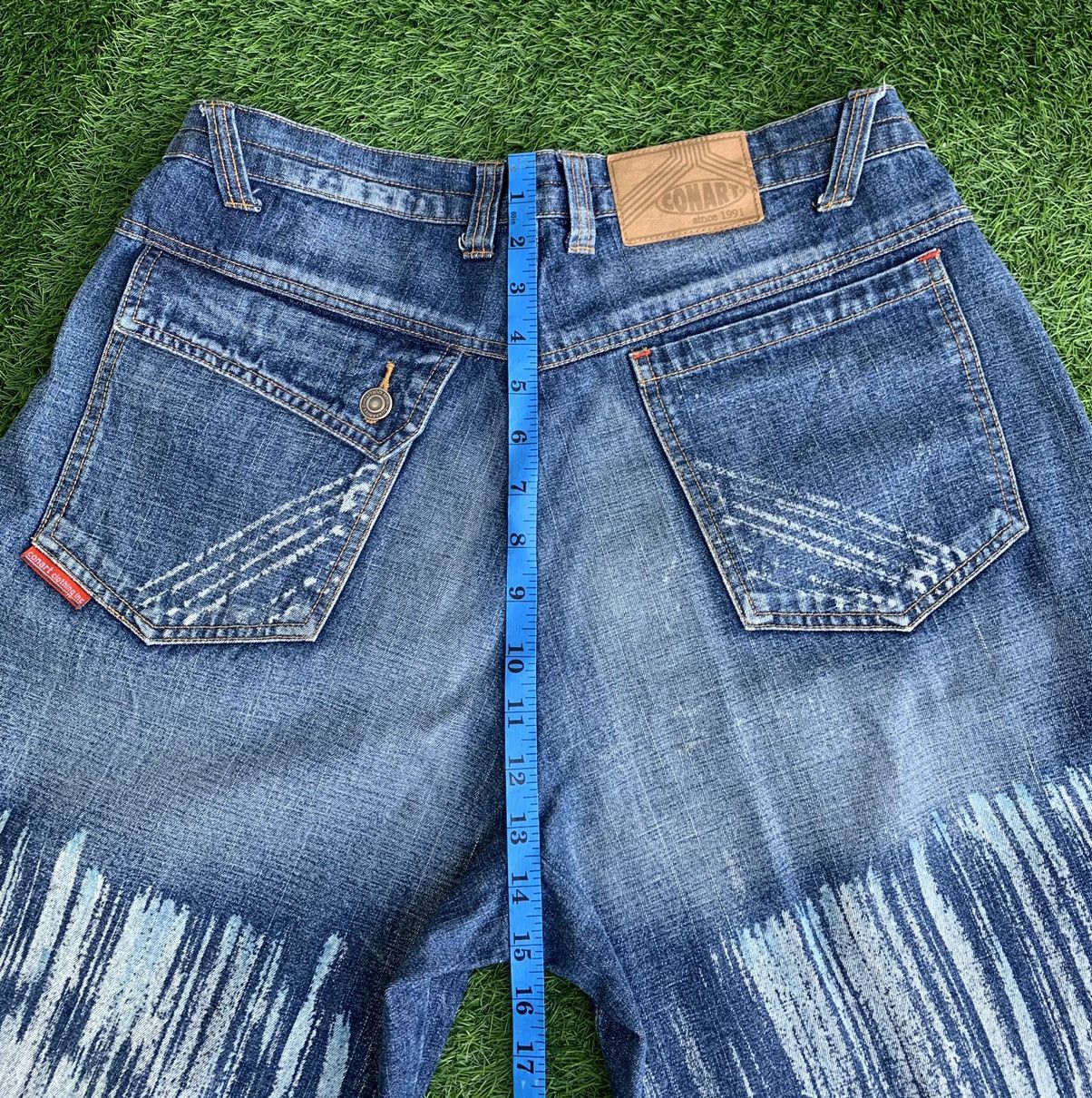 Japanese Brand Vintage Conart Skateboard Brush Painter Denim Pant Size US 32 / EU 48 - 16 Thumbnail