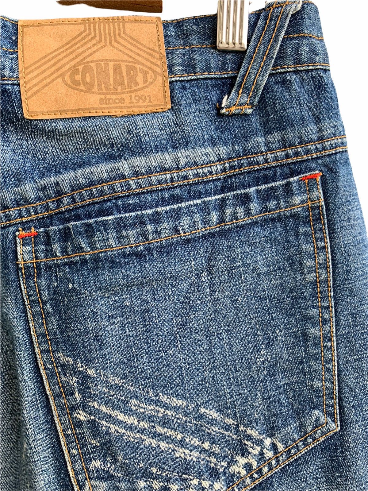 Japanese Brand Vintage Conart Skateboard Brush Painter Denim Pant Size US 32 / EU 48 - 9 Thumbnail