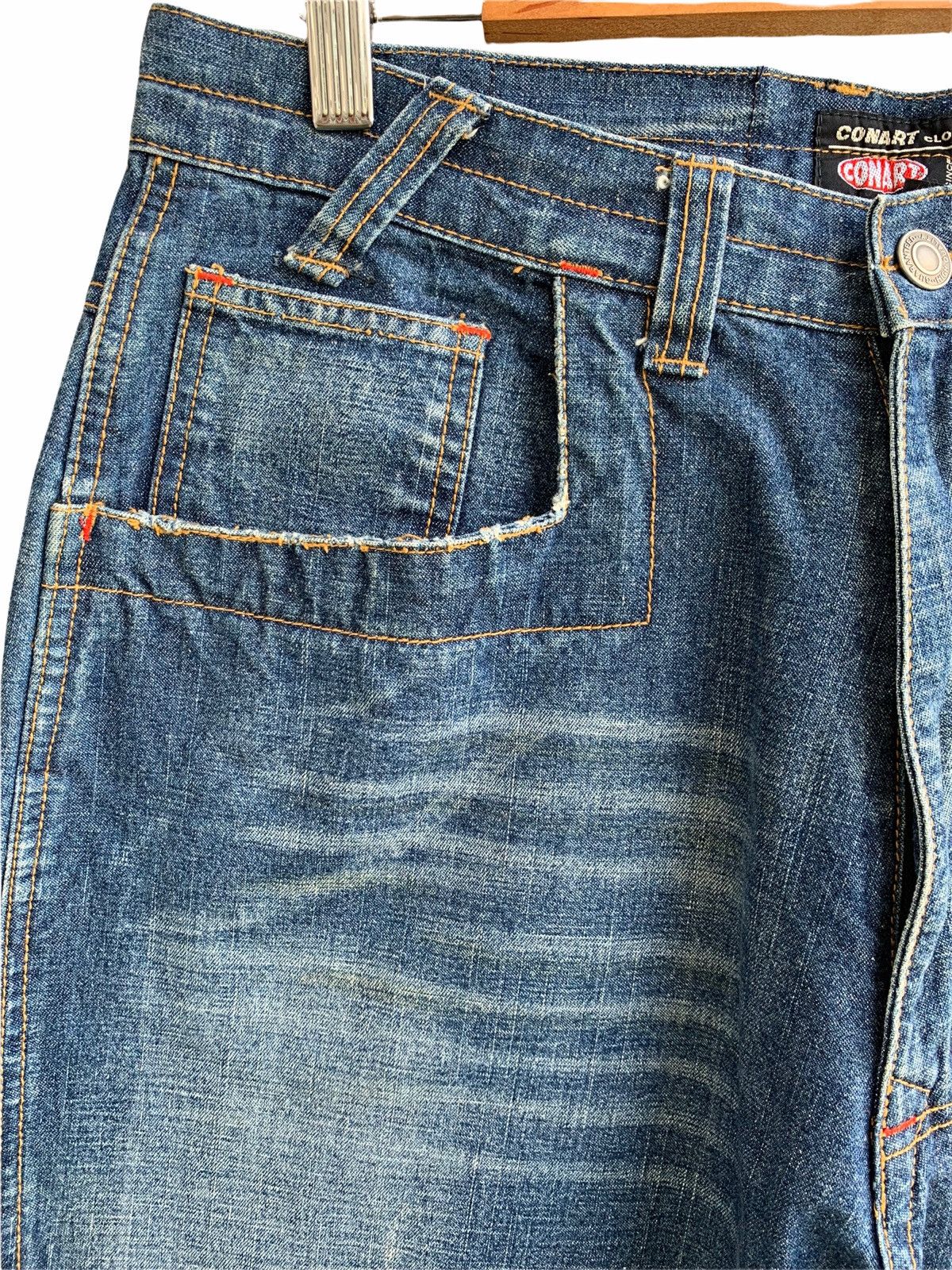 Japanese Brand Vintage Conart Skateboard Brush Painter Denim Pant Size US 32 / EU 48 - 5 Thumbnail