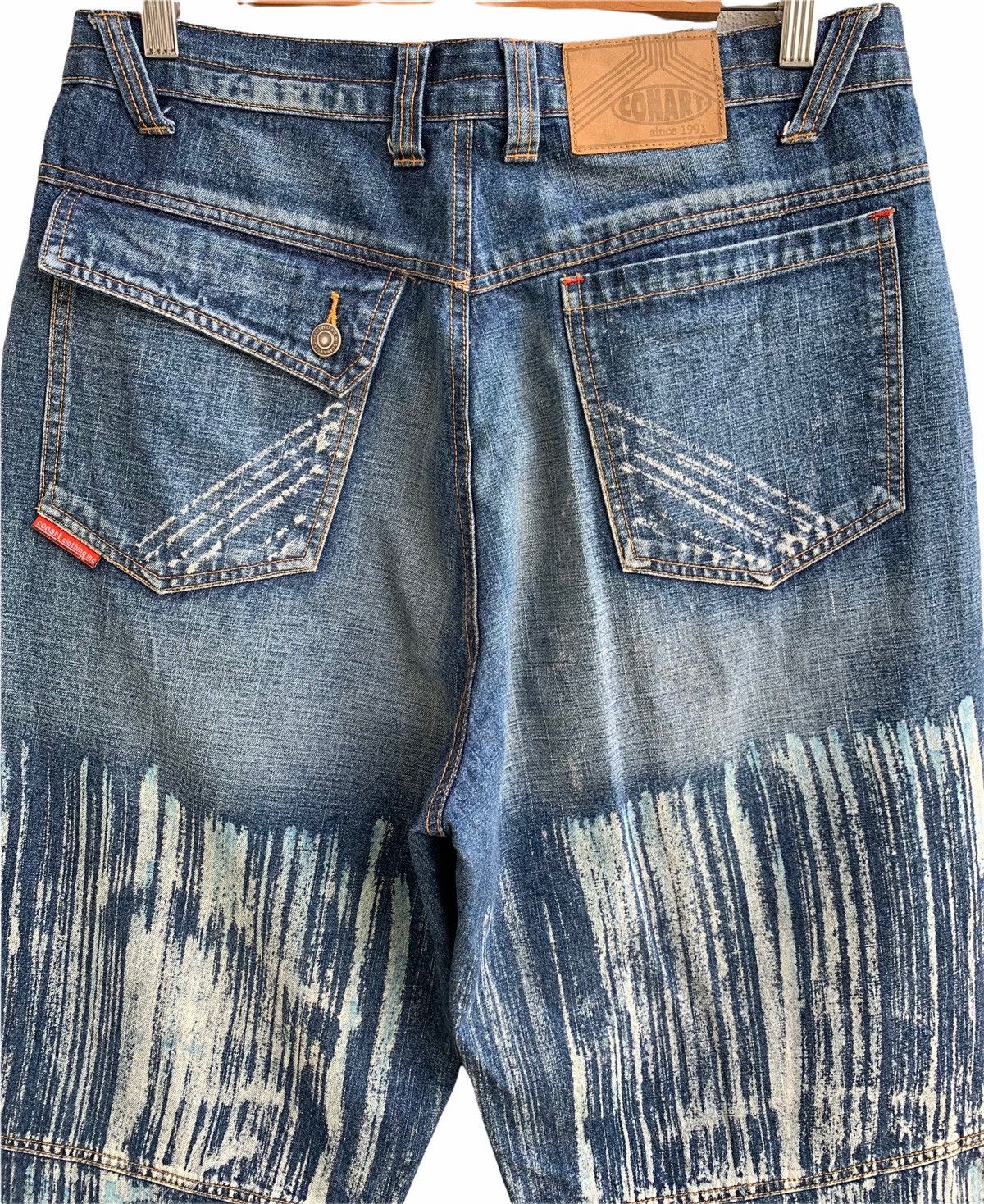 Japanese Brand Vintage Conart Skateboard Brush Painter Denim Pant Size US 32 / EU 48 - 8 Thumbnail