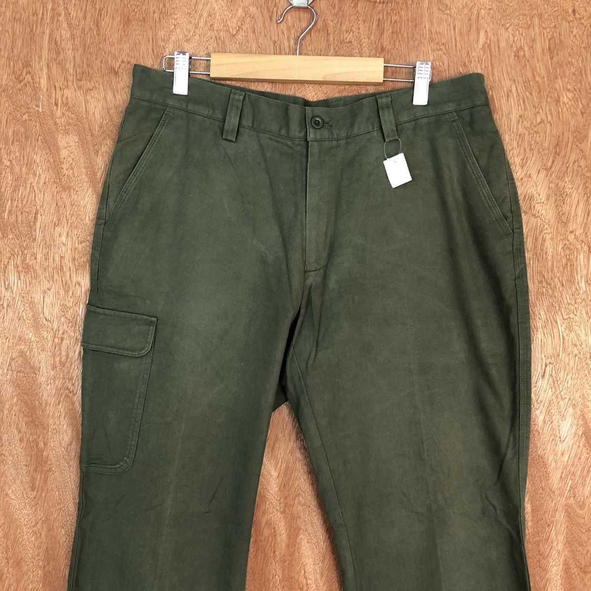 Adidas DL Adidas Green Multipocket Cargo Pants #2039 Size US 33 - 2 Thumbnail