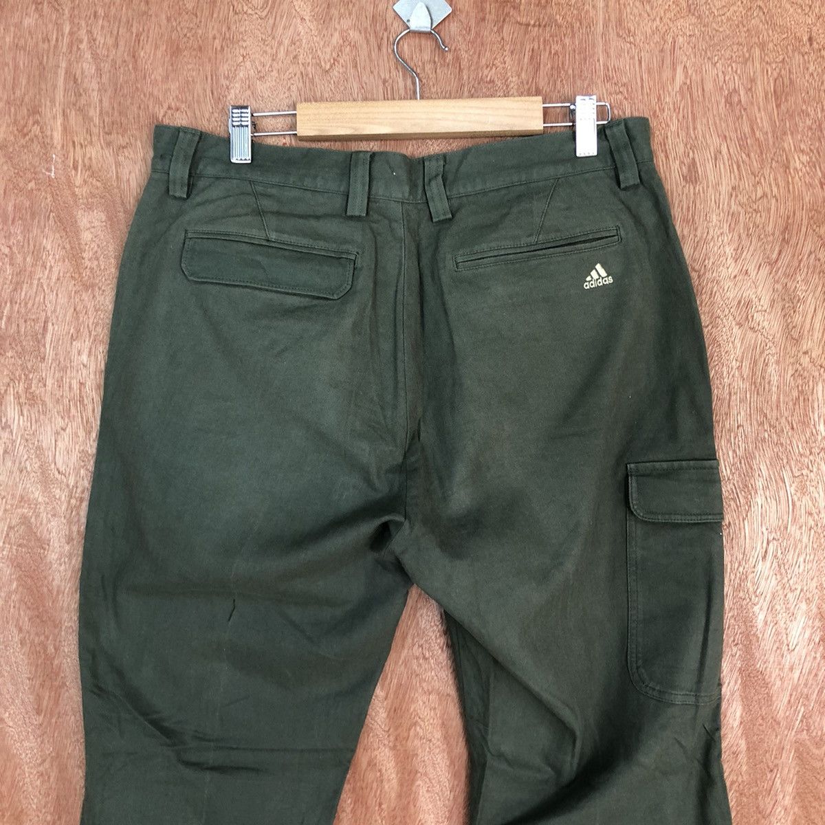 Adidas DL Adidas Green Multipocket Cargo Pants #2039 Size US 33 - 10 Thumbnail