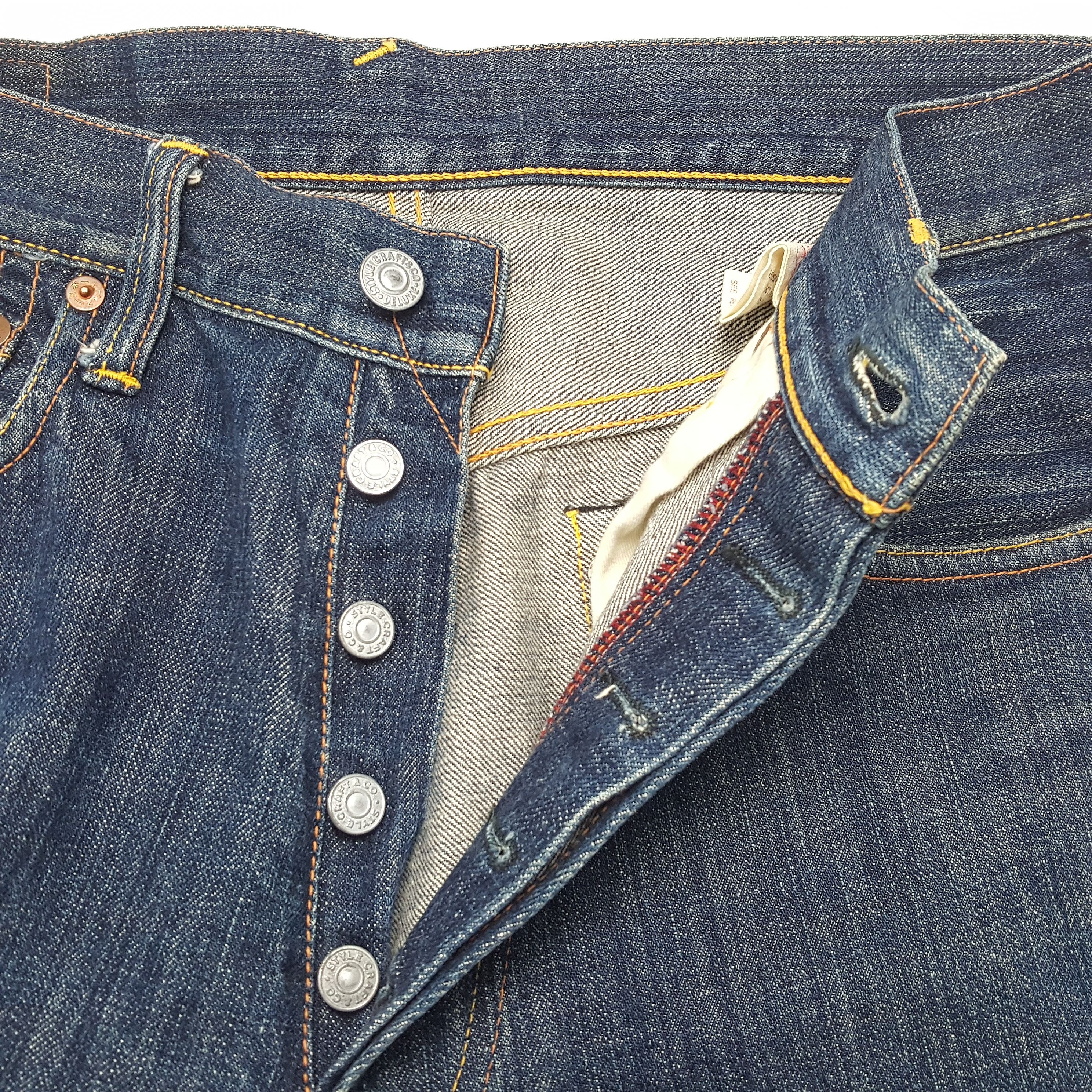Evisu × Japanese Brand × Vintage Vintage EVISU Japanese Brand Daicock Custom Denim Jeans Size US 30 / EU 46 - 12 Thumbnail