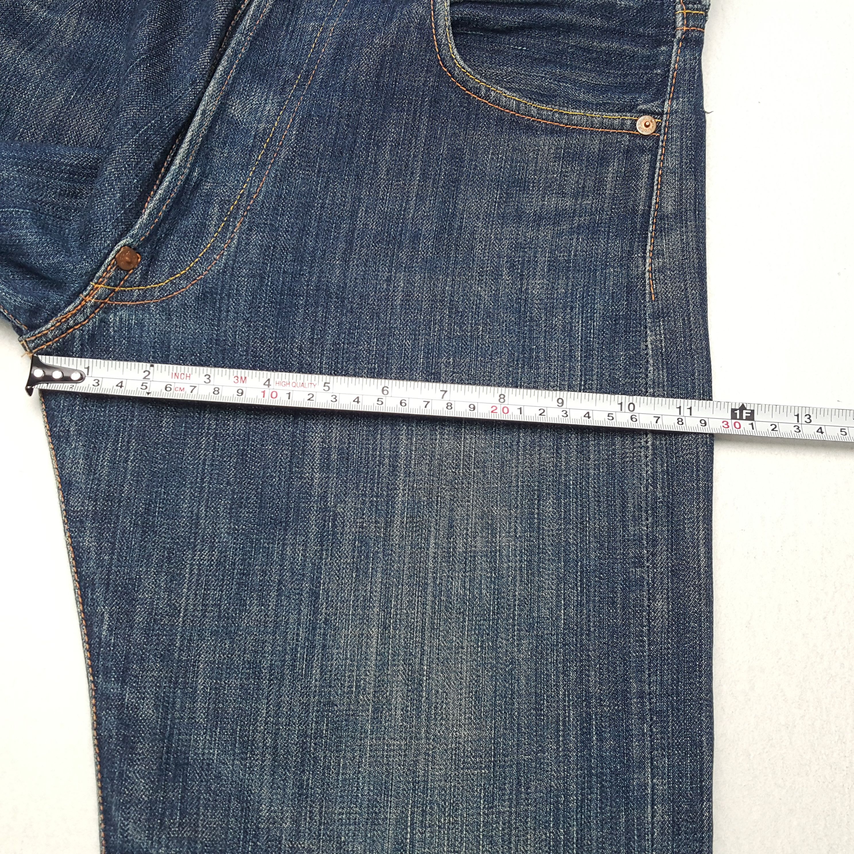 Evisu × Japanese Brand × Vintage Vintage EVISU Japanese Brand Daicock Custom Denim Jeans Size US 30 / EU 46 - 9 Thumbnail