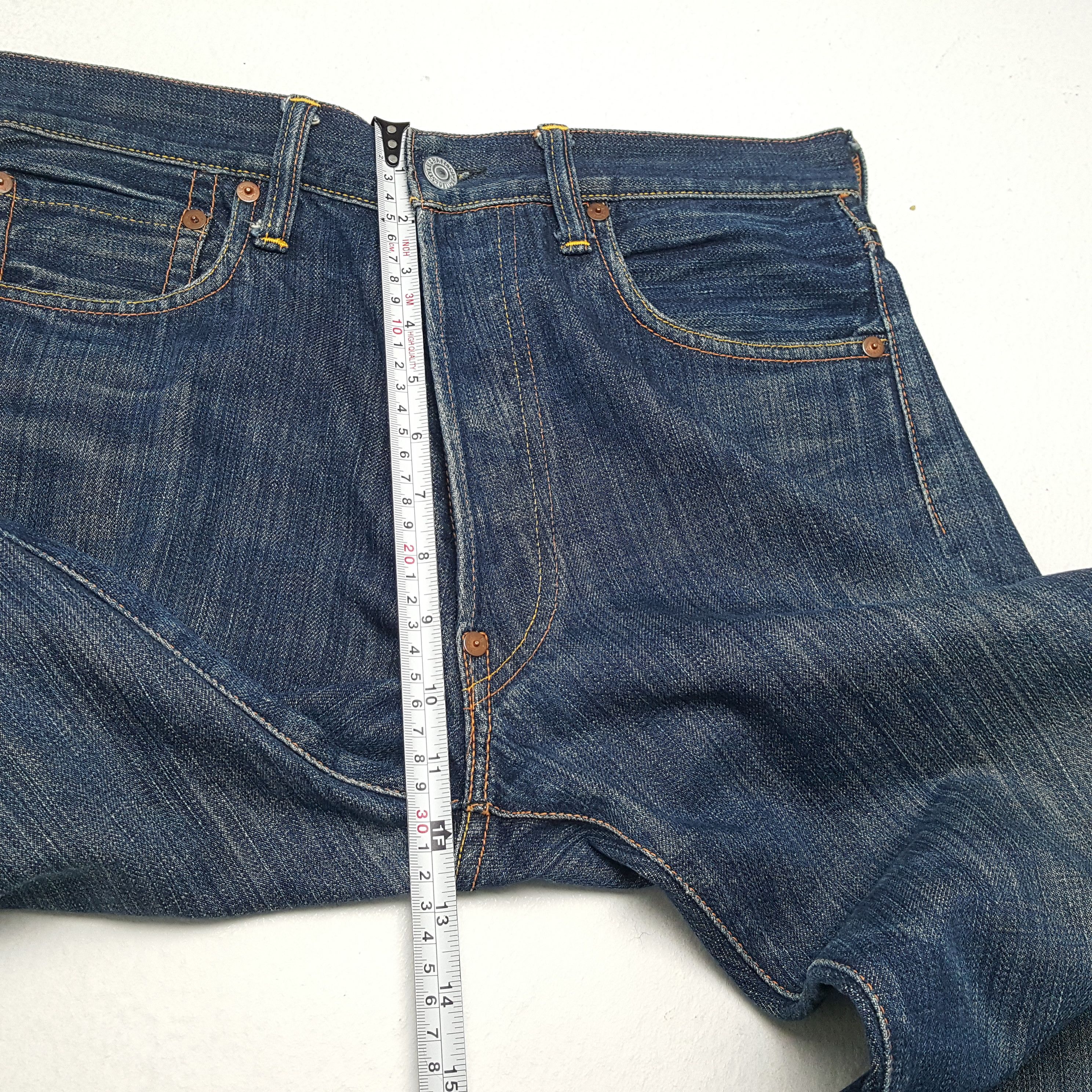 Evisu × Japanese Brand × Vintage Vintage EVISU Japanese Brand Daicock Custom Denim Jeans Size US 30 / EU 46 - 8 Thumbnail