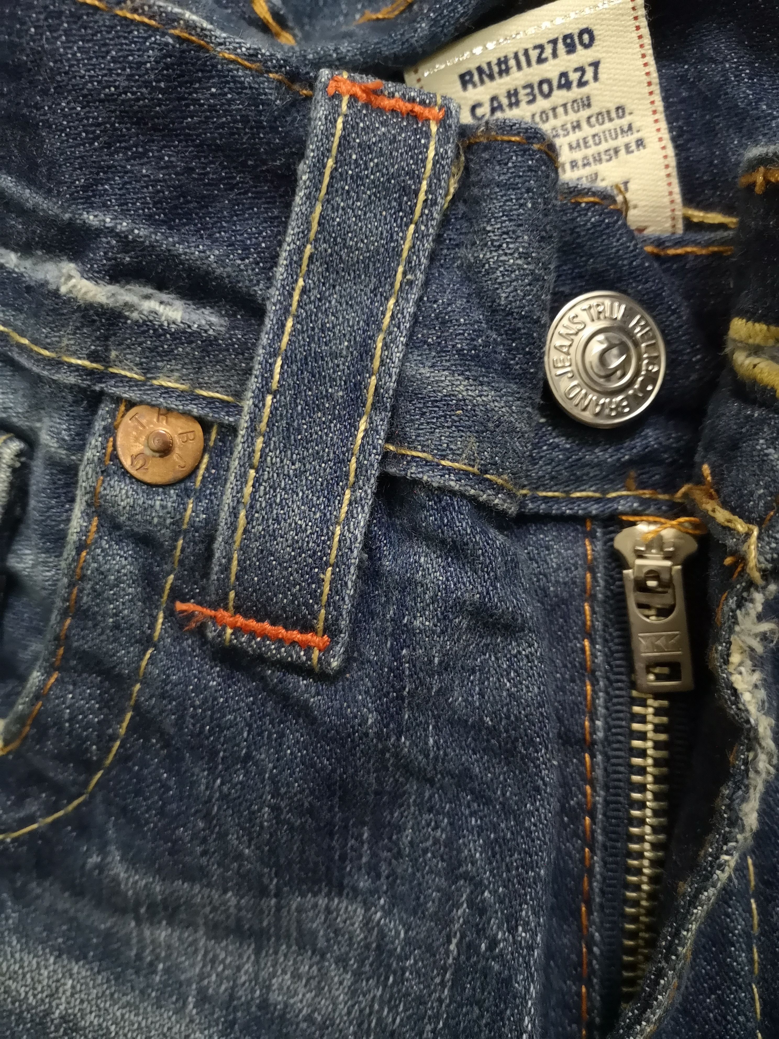 True Religion Rare True Religion Tiger Embroidery Denim Jeans Size US 36 / EU 52 - 9 Thumbnail