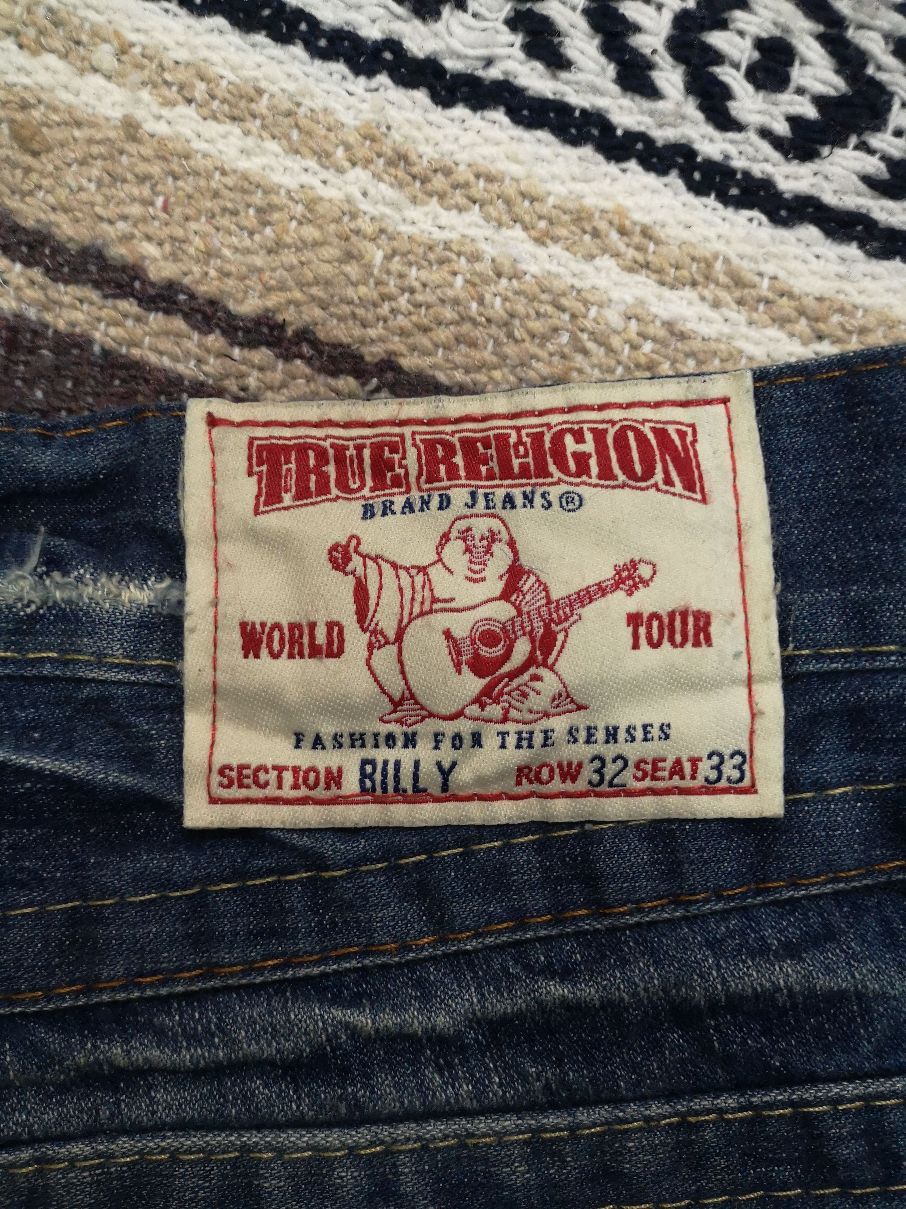 True Religion Rare True Religion Tiger Embroidery Denim Jeans Size US 36 / EU 52 - 7 Thumbnail