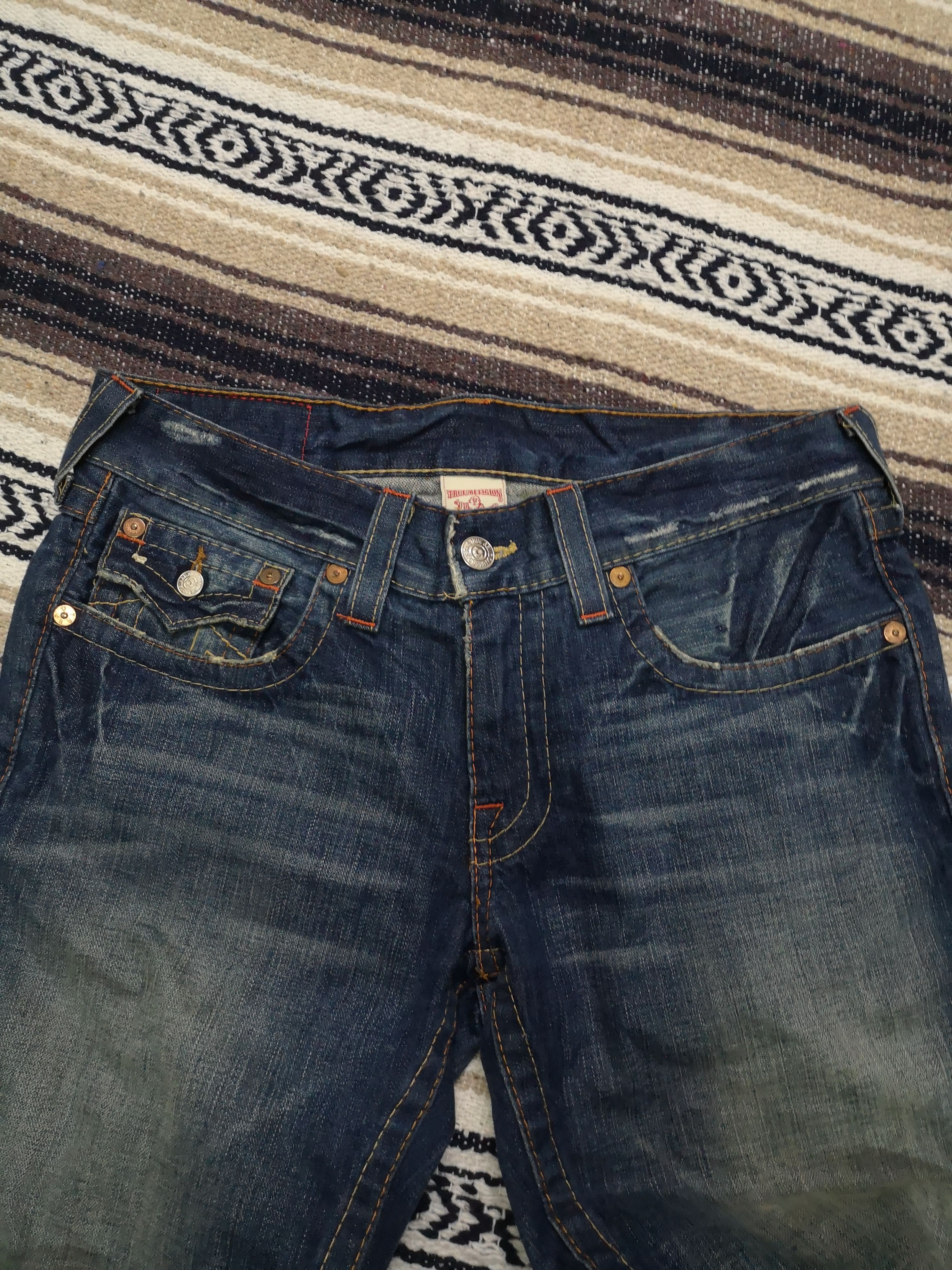 True Religion Rare True Religion Tiger Embroidery Denim Jeans Size US 36 / EU 52 - 4 Thumbnail