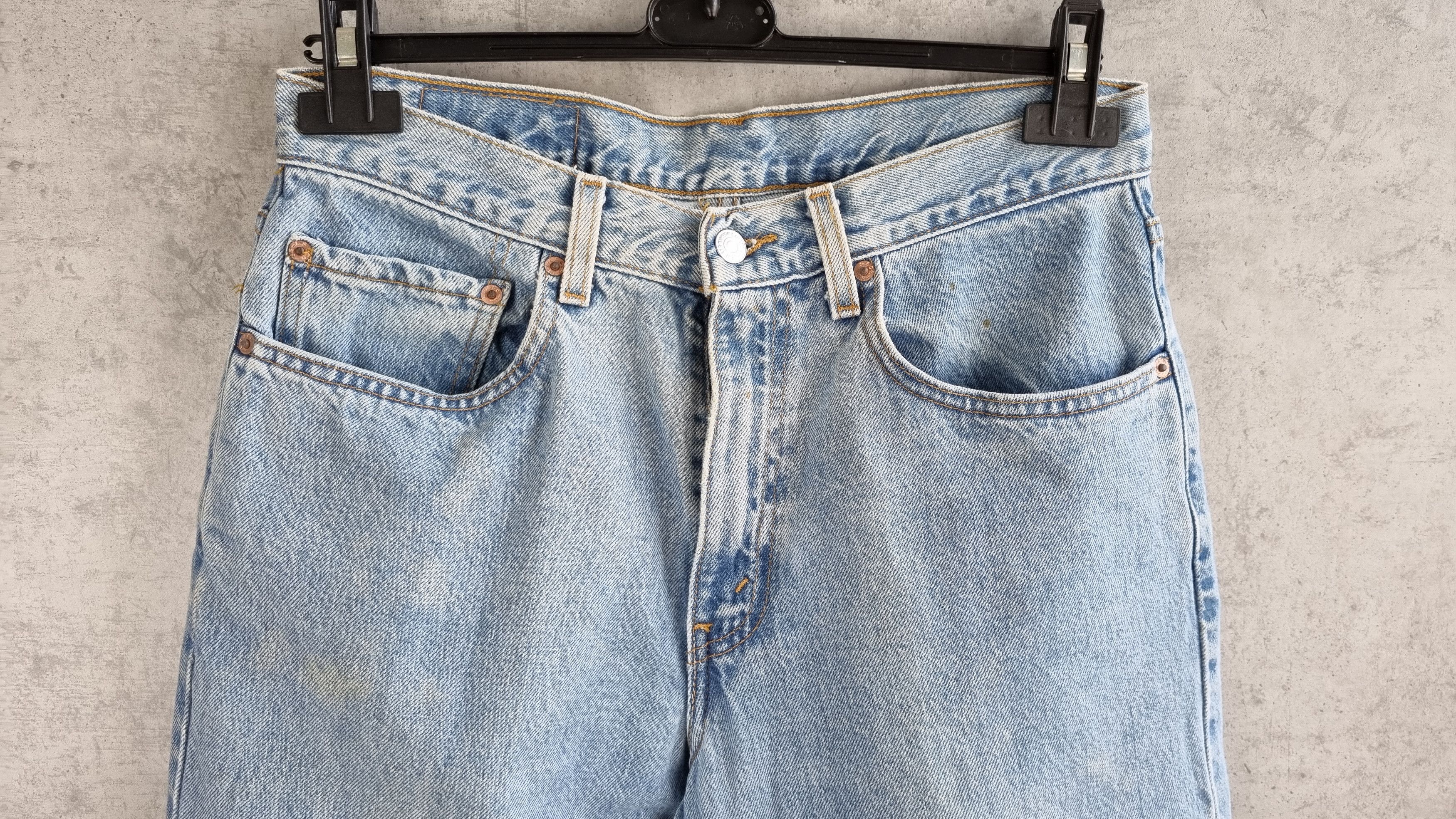Levi's × Levi's Vintage Clothing Levis 550 faded light blue relaxed fit vintage jeans Size US 32 / EU 48 - 9 Thumbnail
