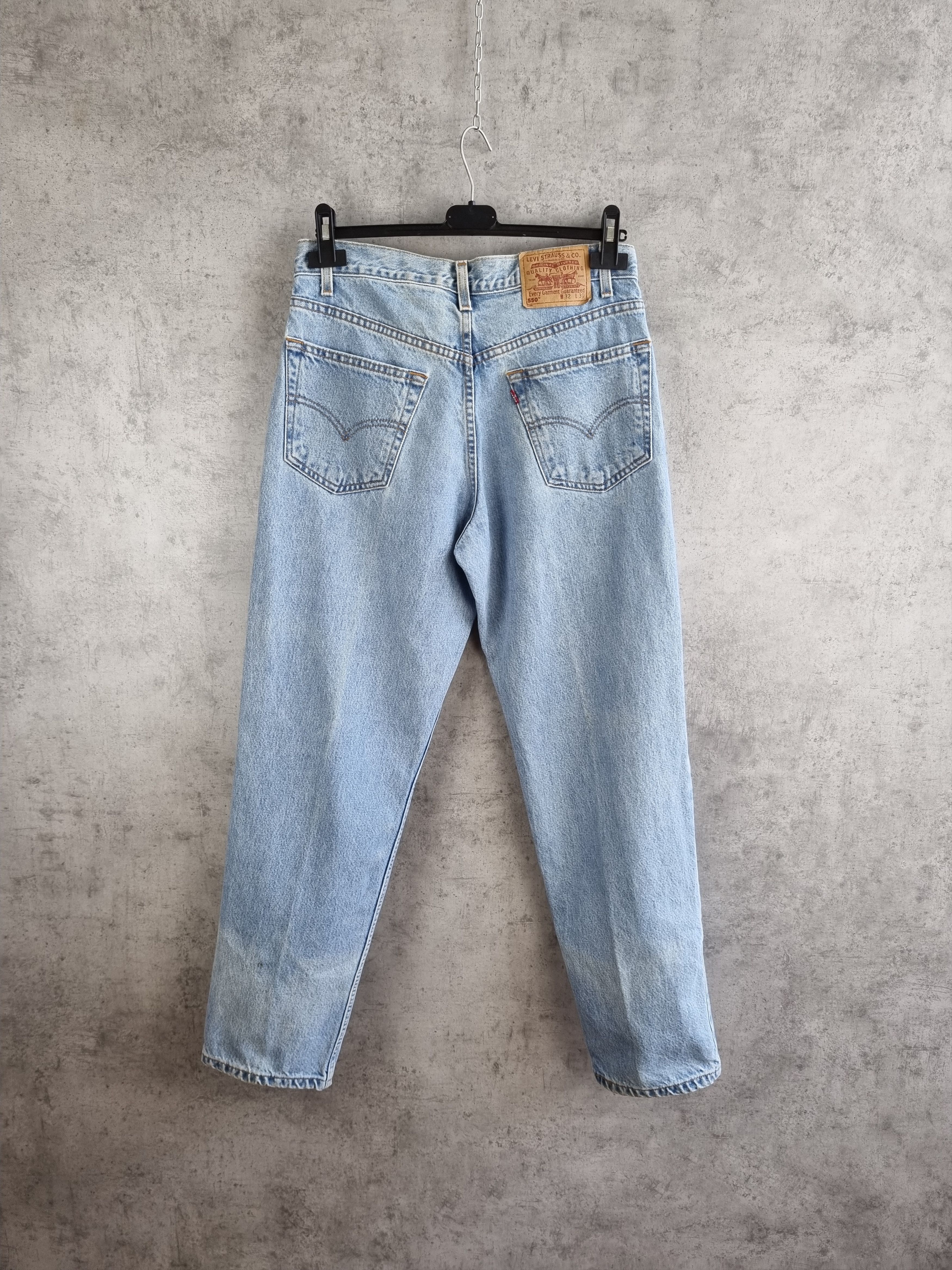 Levi's × Levi's Vintage Clothing Levis 550 faded light blue relaxed fit vintage jeans Size US 32 / EU 48 - 1 Thumbnail