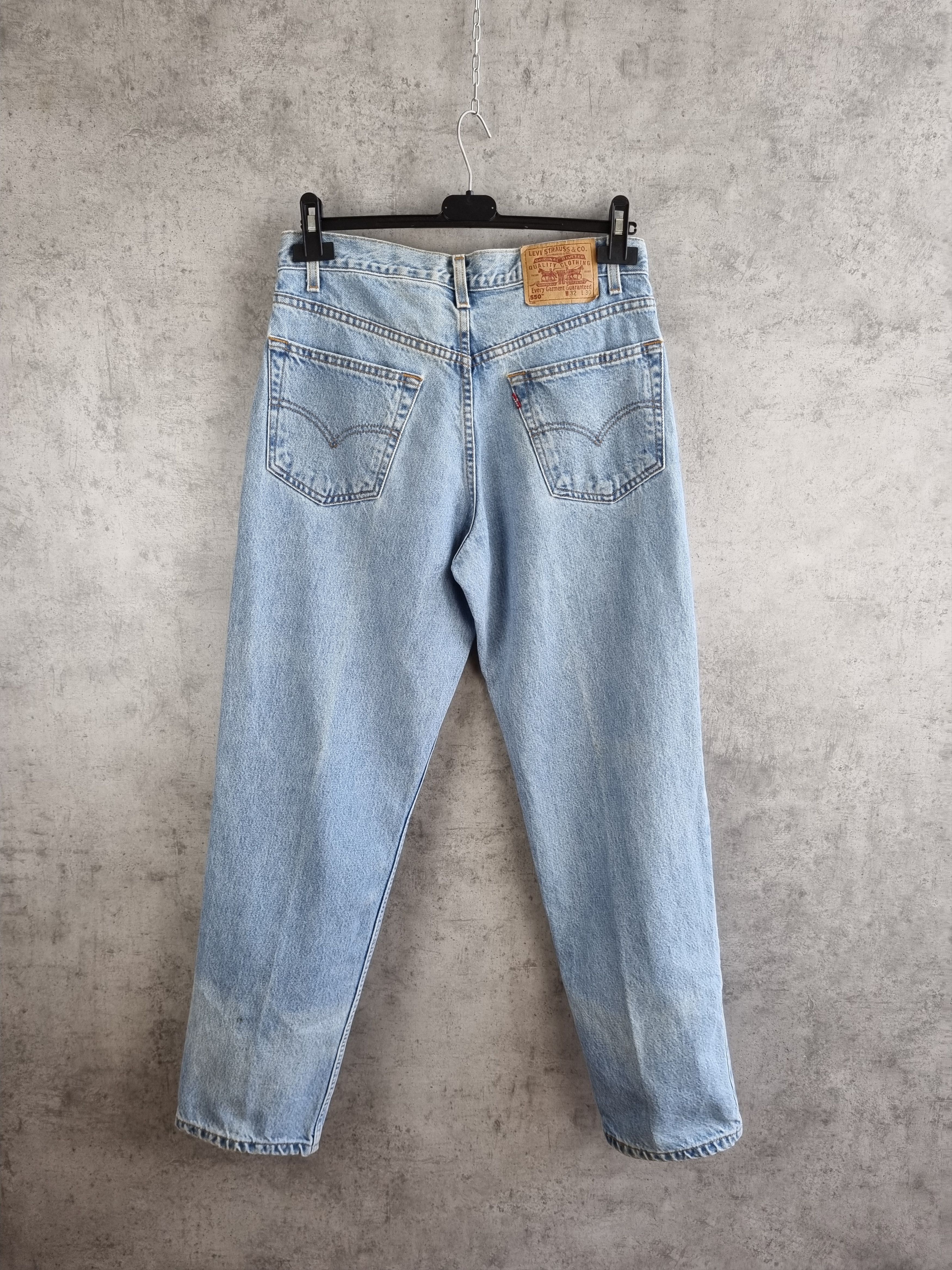 Levi's × Levi's Vintage Clothing Levis 550 faded light blue relaxed fit vintage jeans Size US 32 / EU 48 - 4 Thumbnail