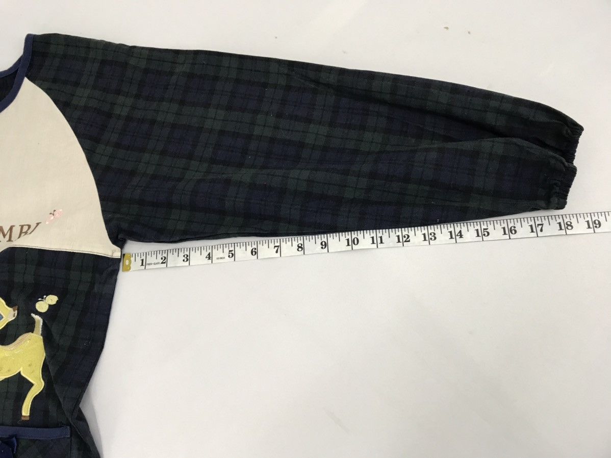 Disney Bambi Button Down Shirt Apron Kimono Style Plaid Check Size L / US 10 / IT 46 - 9 Thumbnail