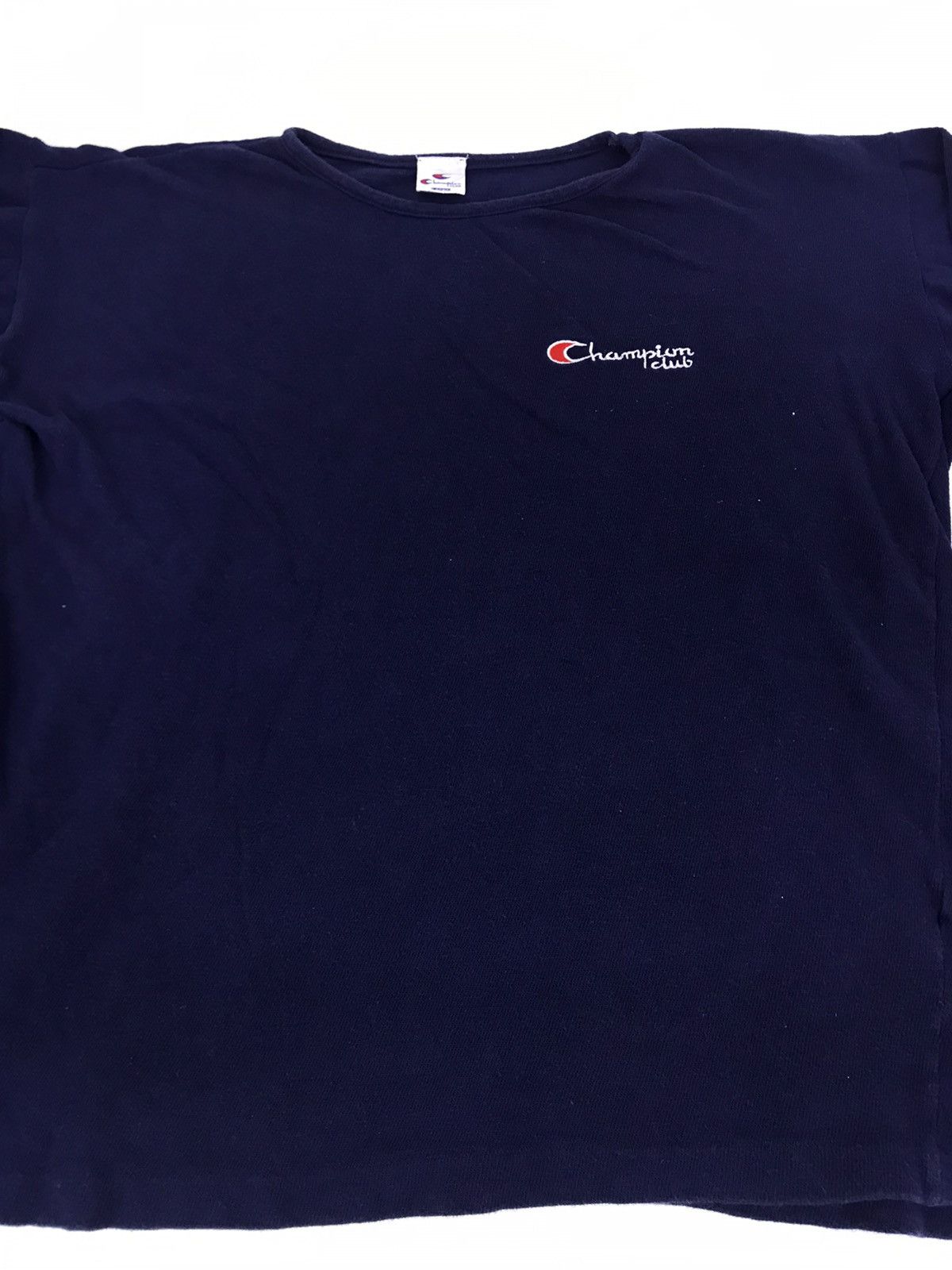 Champion Champion Club Long Sleeve Style Short Design Tee Tshirt Size L / US 10 / IT 46 - 3 Thumbnail