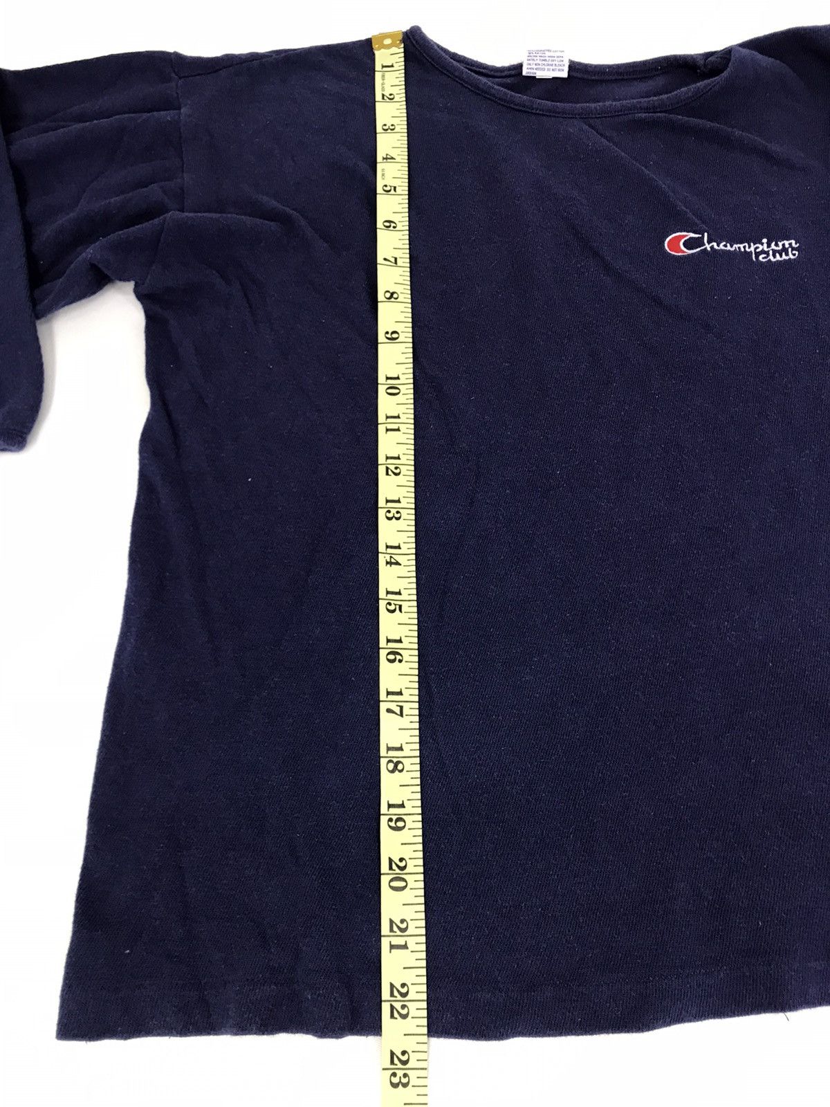 Champion Champion Club Long Sleeve Style Short Design Tee Tshirt Size L / US 10 / IT 46 - 7 Thumbnail