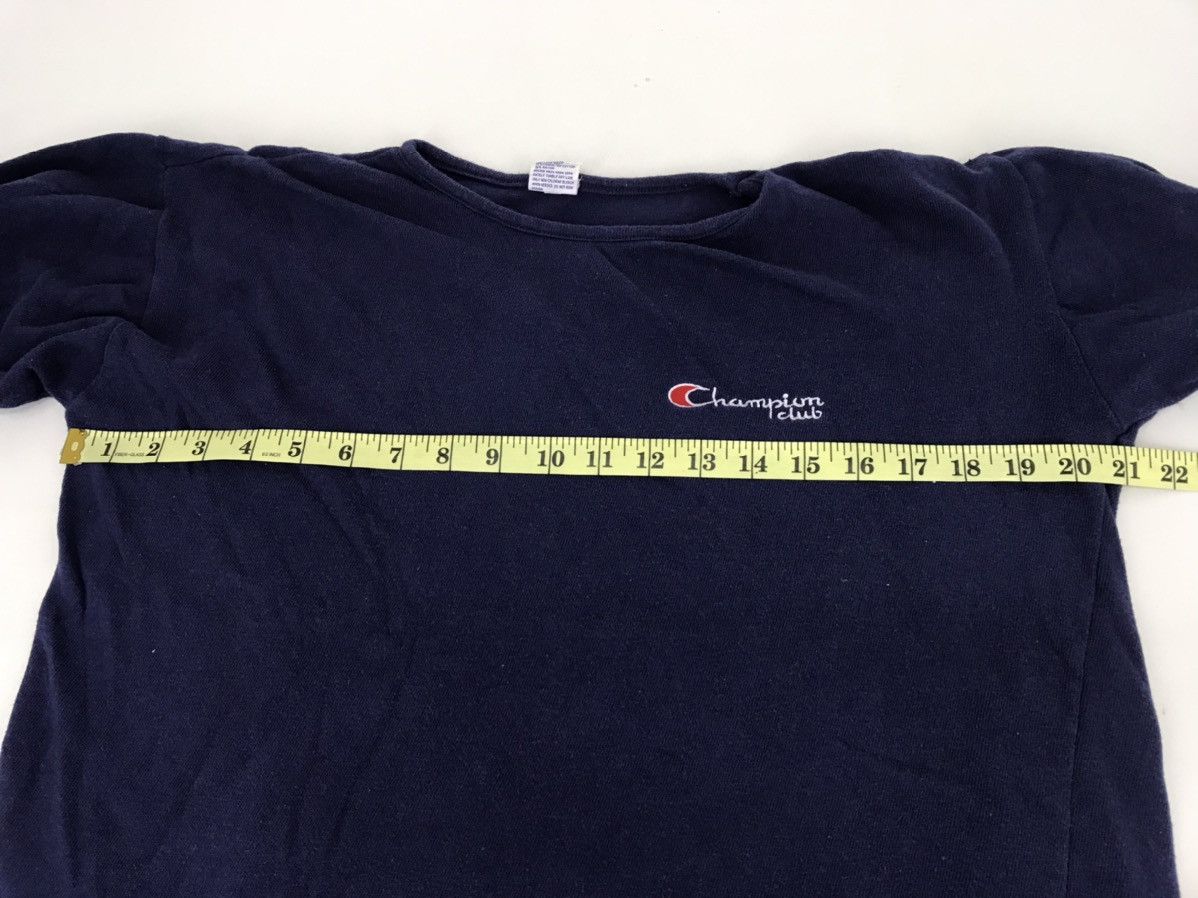 Champion Champion Club Long Sleeve Style Short Design Tee Tshirt Size L / US 10 / IT 46 - 6 Thumbnail